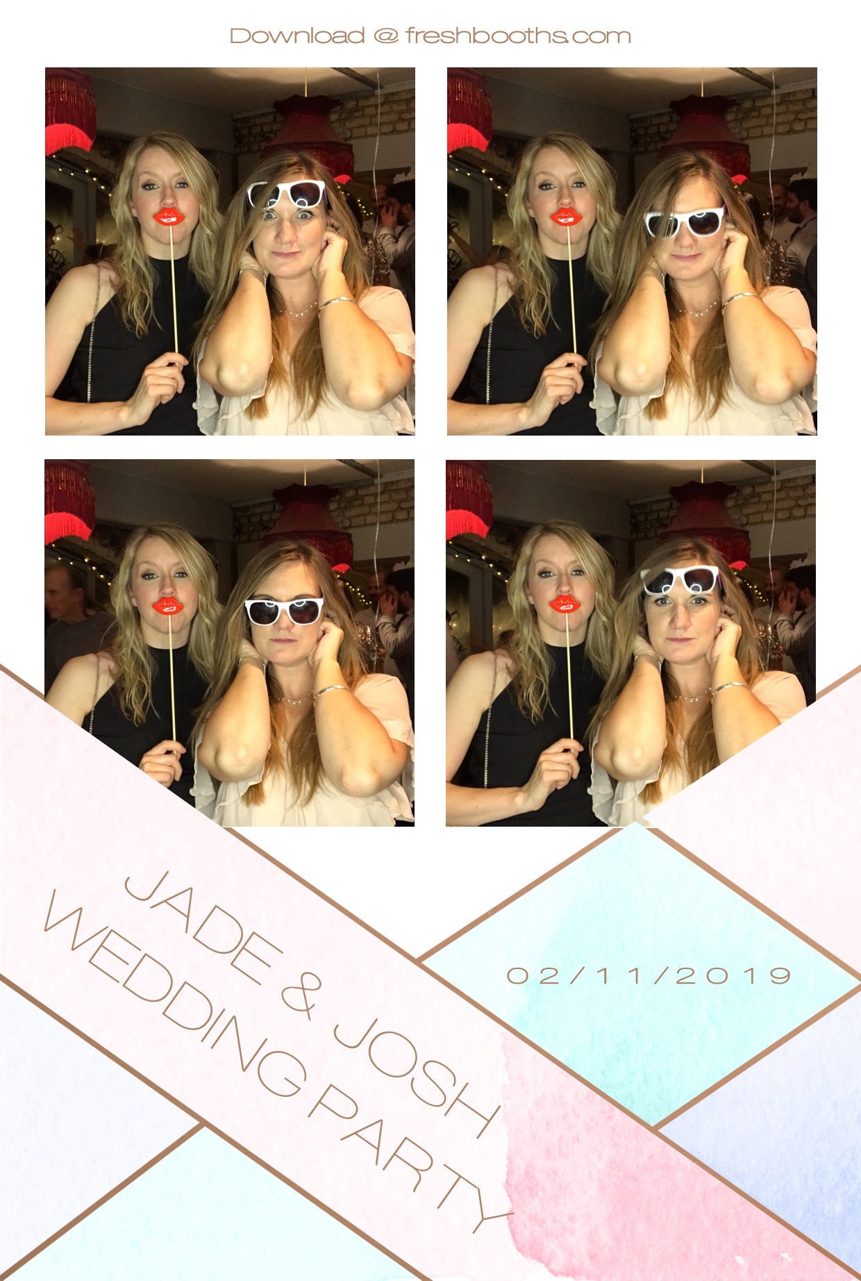 Jade & Josh Wedding Party - GIF Station | View more photos from the event at gallery.freshbooths.com/u/FreshBooths/Jade-Josh-Wedding-Party-GIF-Station