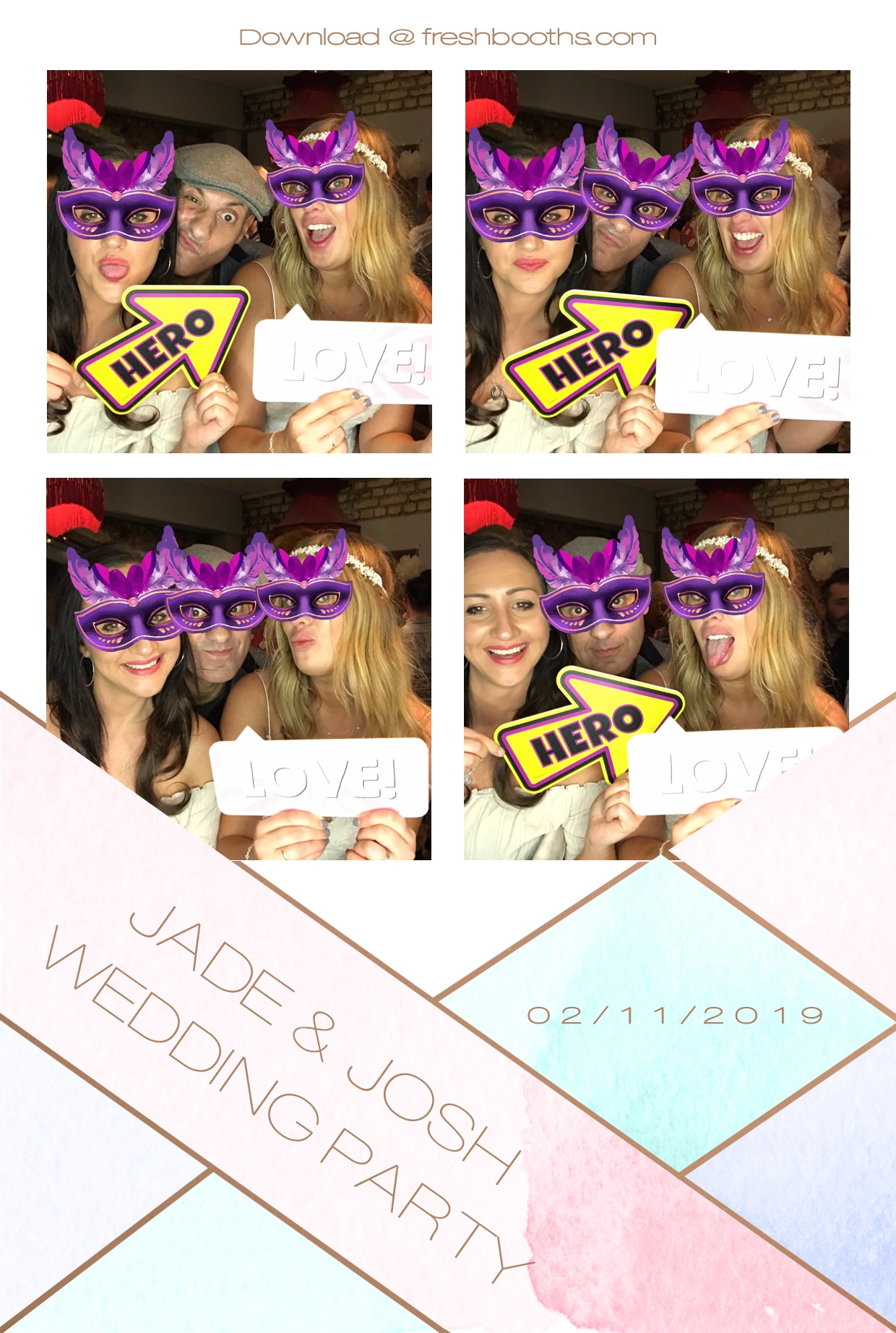 Jade & Josh Wedding Party - GIF Station | View more photos from the event at gallery.freshbooths.com/u/FreshBooths/Jade-Josh-Wedding-Party-GIF-Station