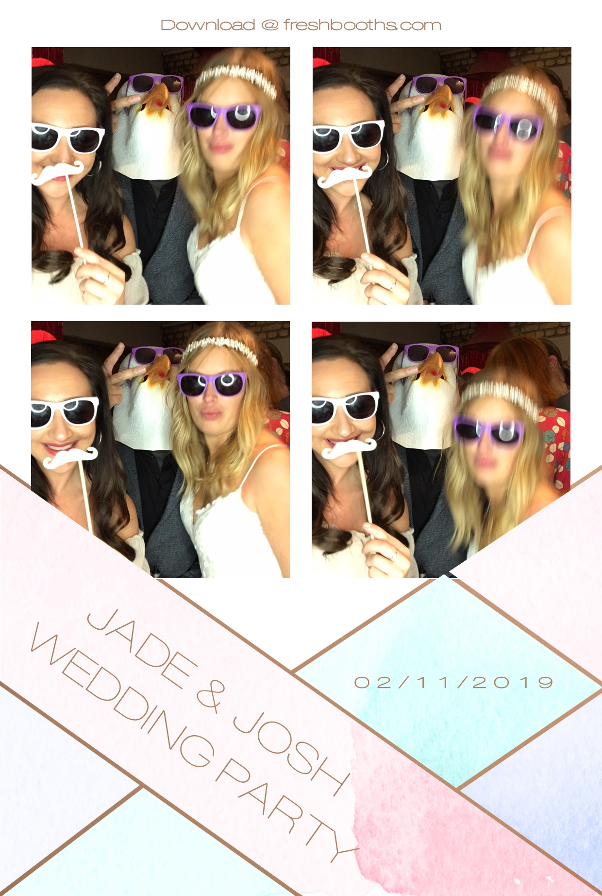 Jade & Josh Wedding Party - GIF Station | View more photos from the event at gallery.freshbooths.com/u/FreshBooths/Jade-Josh-Wedding-Party-GIF-Station