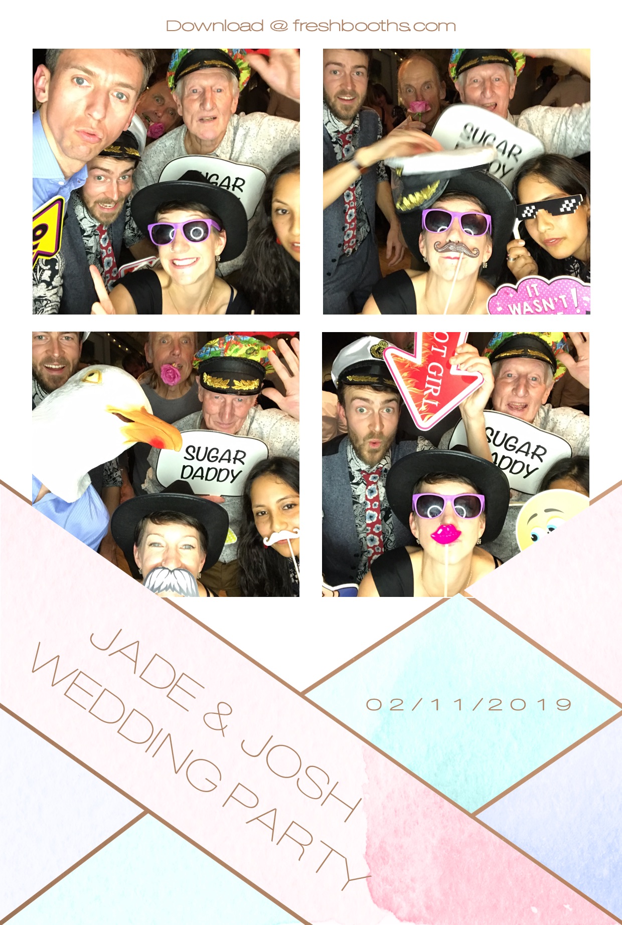 Jade & Josh Wedding Party - GIF Station | View more photos from the event at gallery.freshbooths.com/u/FreshBooths/Jade-Josh-Wedding-Party-GIF-Station