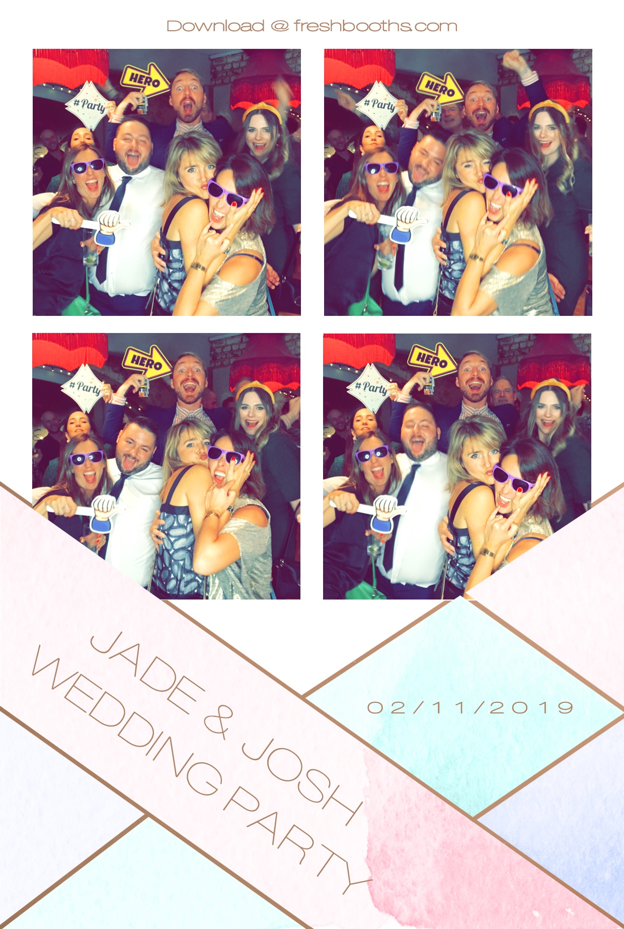 Jade & Josh Wedding Party - GIF Station | View more photos from the event at gallery.freshbooths.com/u/FreshBooths/Jade-Josh-Wedding-Party-GIF-Station