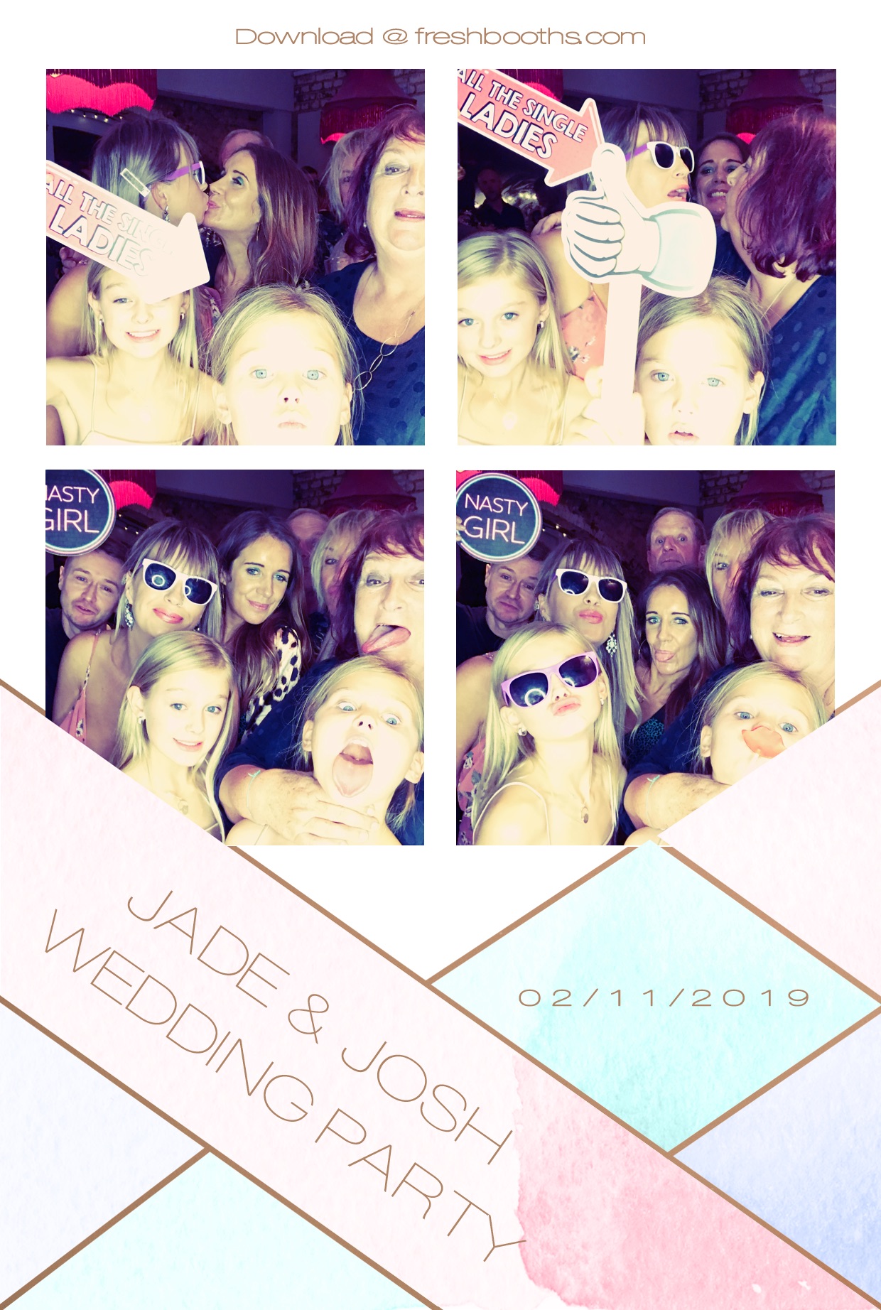 Jade & Josh Wedding Party - GIF Station | View more photos from the event at gallery.freshbooths.com/u/FreshBooths/Jade-Josh-Wedding-Party-GIF-Station