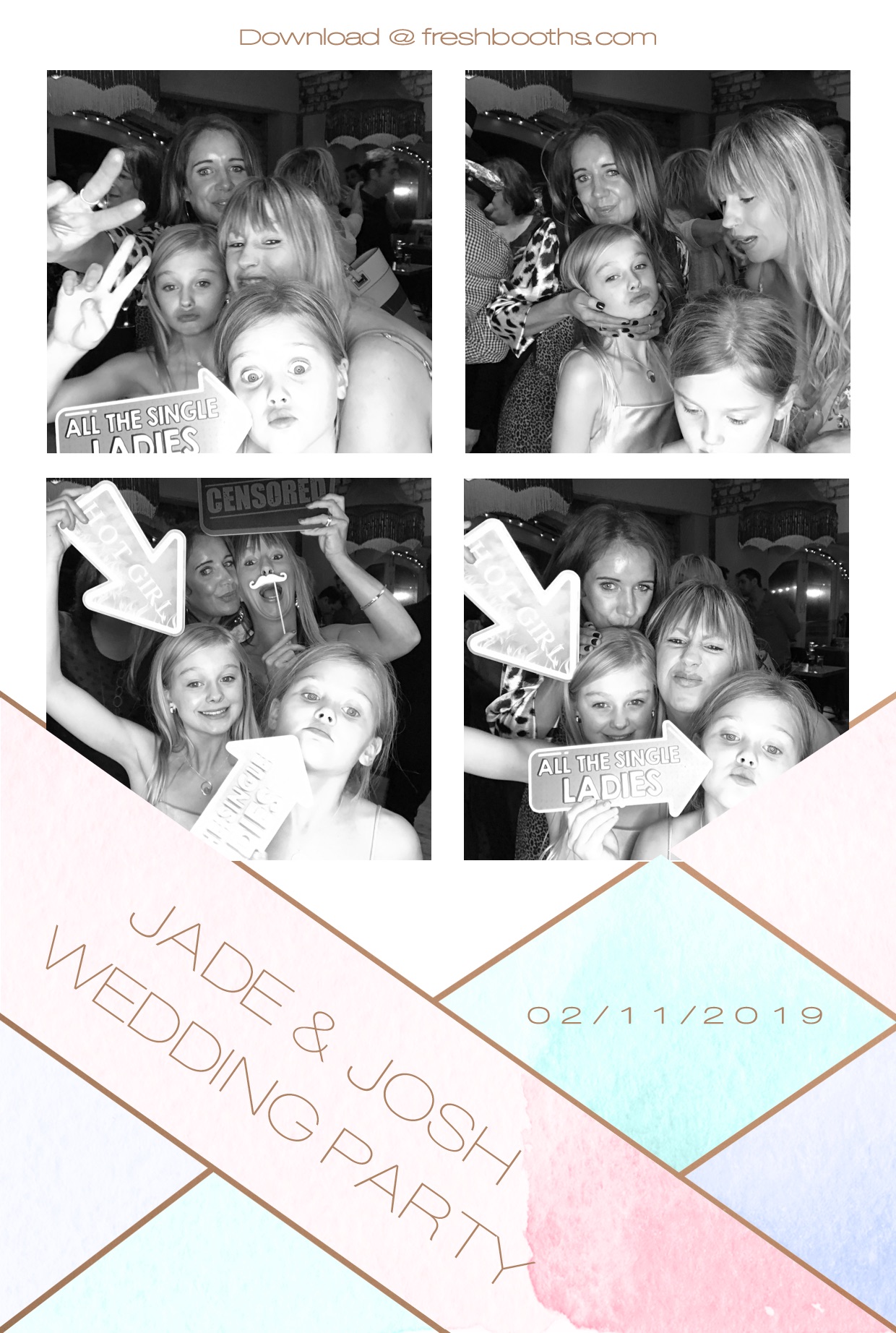 Jade & Josh Wedding Party - GIF Station | View more photos from the event at gallery.freshbooths.com/u/FreshBooths/Jade-Josh-Wedding-Party-GIF-Station