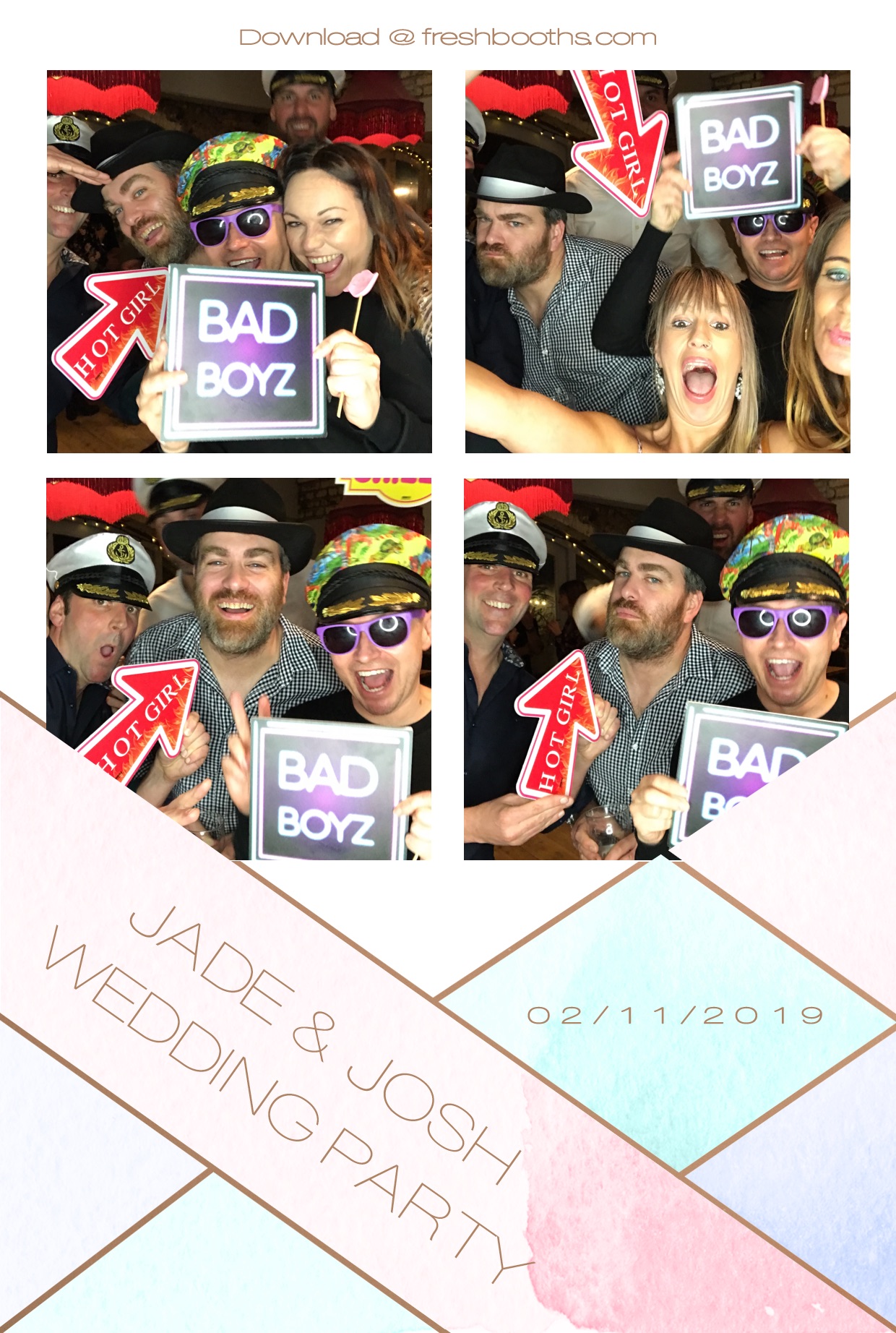 Jade & Josh Wedding Party - GIF Station | View more photos from the event at gallery.freshbooths.com/u/FreshBooths/Jade-Josh-Wedding-Party-GIF-Station