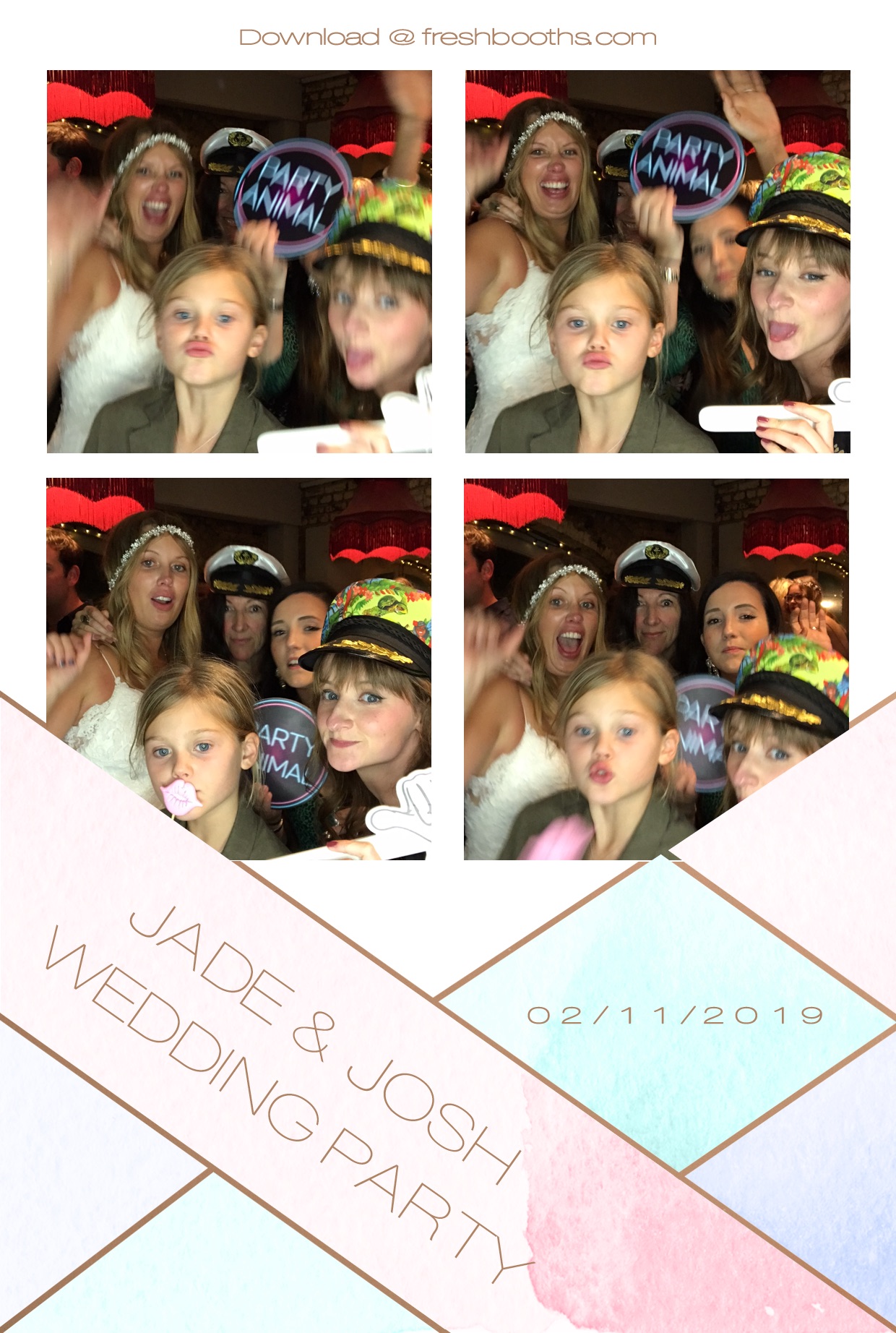 Jade & Josh Wedding Party - GIF Station | View more photos from the event at gallery.freshbooths.com/u/FreshBooths/Jade-Josh-Wedding-Party-GIF-Station