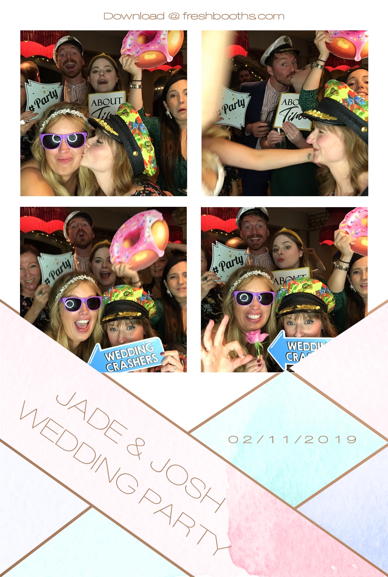 Jade & Josh Wedding Party - GIF Station | View more photos from the event at gallery.freshbooths.com/u/FreshBooths/Jade-Josh-Wedding-Party-GIF-Station
