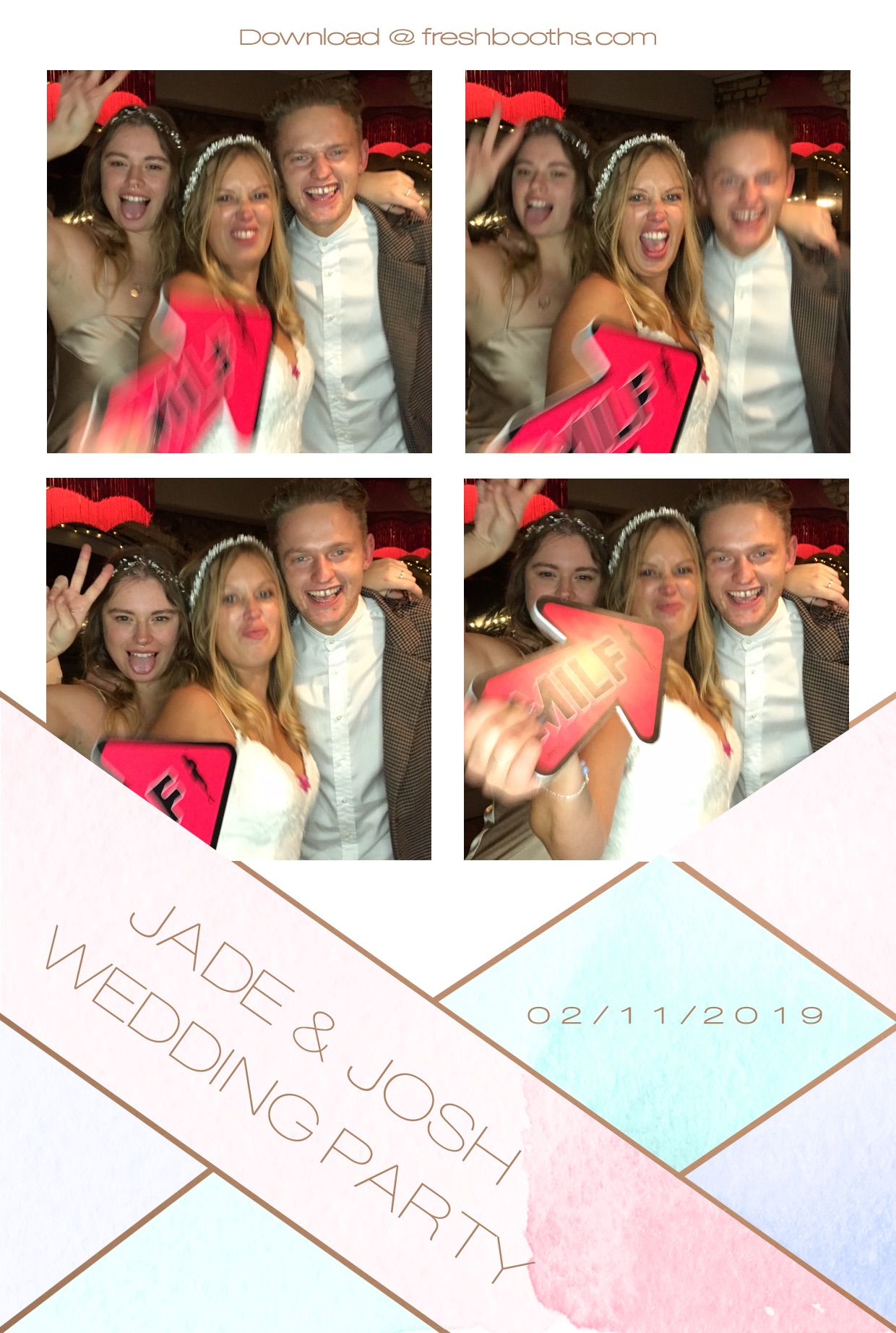 Jade & Josh Wedding Party - GIF Station | View more photos from the event at gallery.freshbooths.com/u/FreshBooths/Jade-Josh-Wedding-Party-GIF-Station