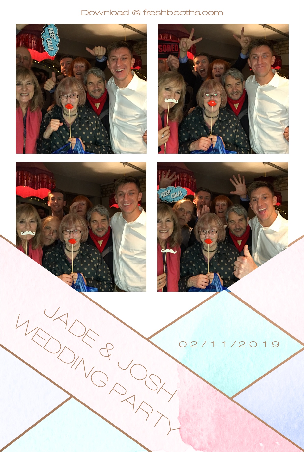Jade & Josh Wedding Party - GIF Station | View more photos from the event at gallery.freshbooths.com/u/FreshBooths/Jade-Josh-Wedding-Party-GIF-Station