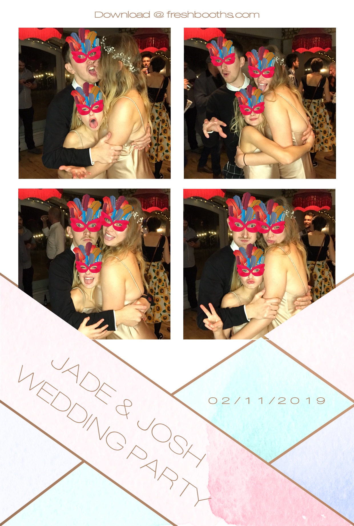 Jade & Josh Wedding Party - GIF Station | View more photos from the event at gallery.freshbooths.com/u/FreshBooths/Jade-Josh-Wedding-Party-GIF-Station