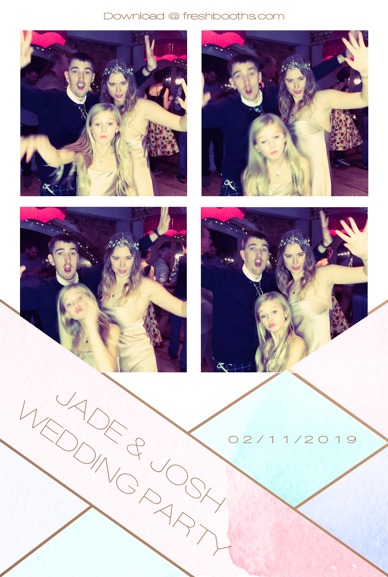 Jade & Josh Wedding Party - GIF Station | View more photos from the event at gallery.freshbooths.com/u/FreshBooths/Jade-Josh-Wedding-Party-GIF-Station