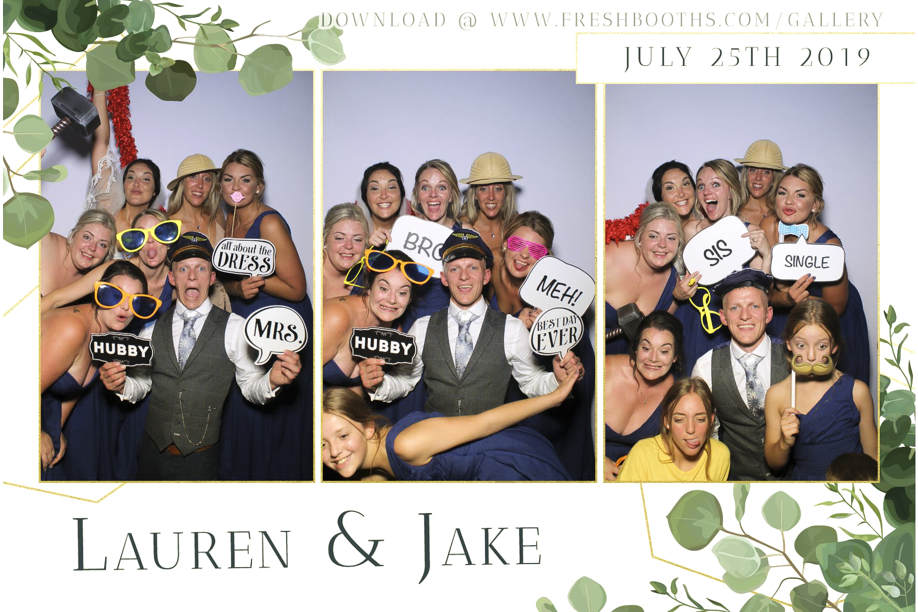 Johnson Wedding - Selfie Mirror | View more photos from the event at gallery.freshbooths.com/u/FreshBooths/Johnson-Wedding-Selfie-Mirror