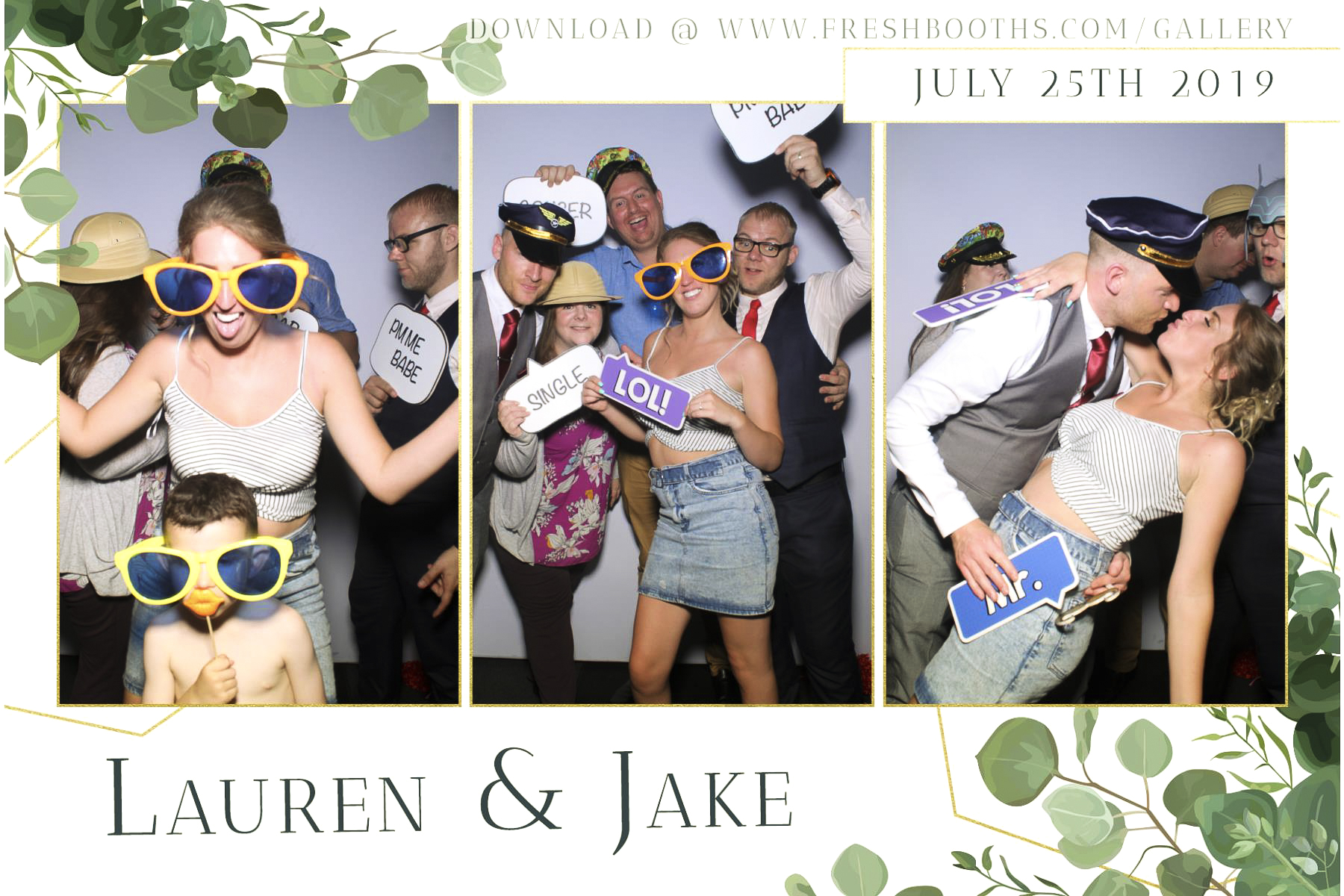 Johnson Wedding - Selfie Mirror | View more photos from the event at gallery.freshbooths.com/u/FreshBooths/Johnson-Wedding-Selfie-Mirror