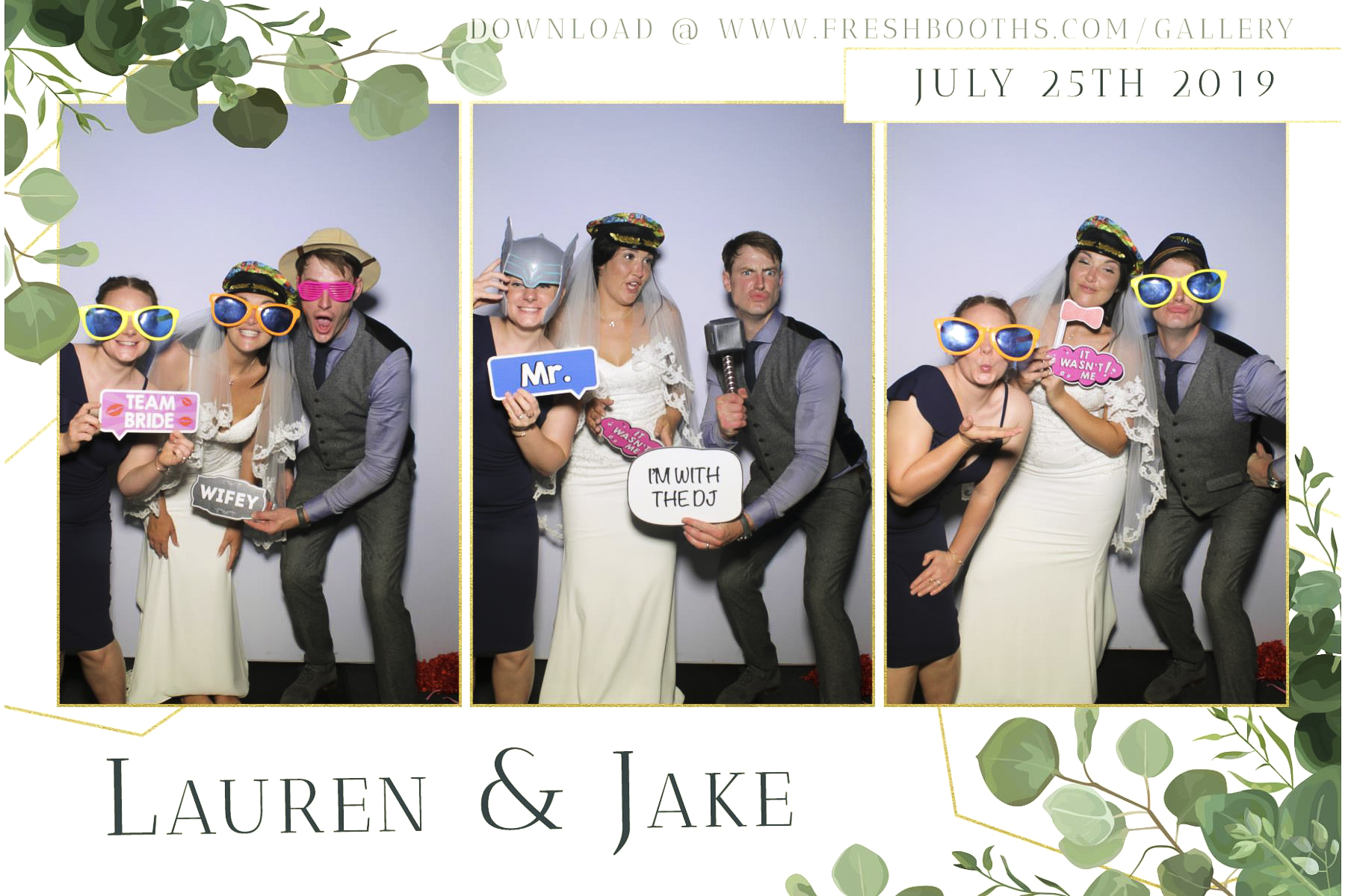 Johnson Wedding - Selfie Mirror | View more photos from the event at gallery.freshbooths.com/u/FreshBooths/Johnson-Wedding-Selfie-Mirror