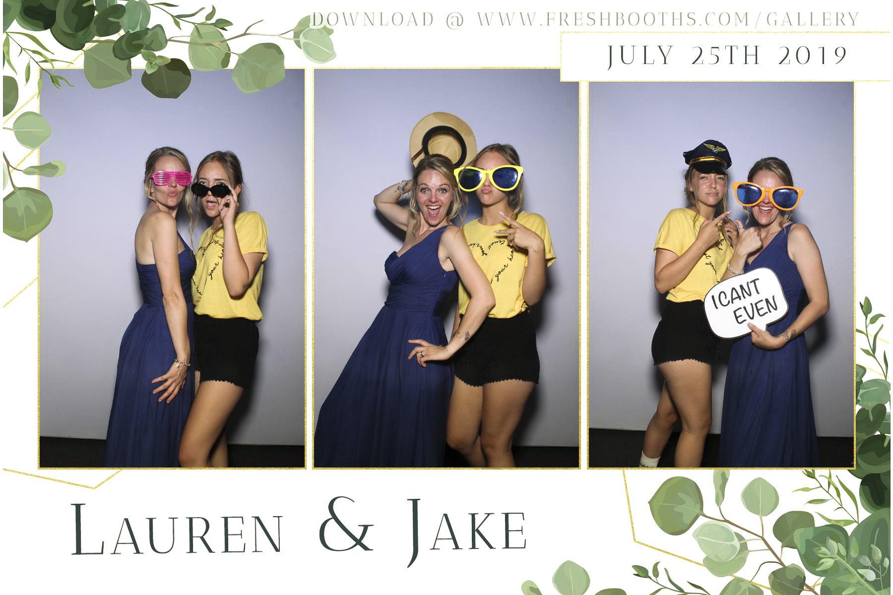 Johnson Wedding - Selfie Mirror | View more photos from the event at gallery.freshbooths.com/u/FreshBooths/Johnson-Wedding-Selfie-Mirror