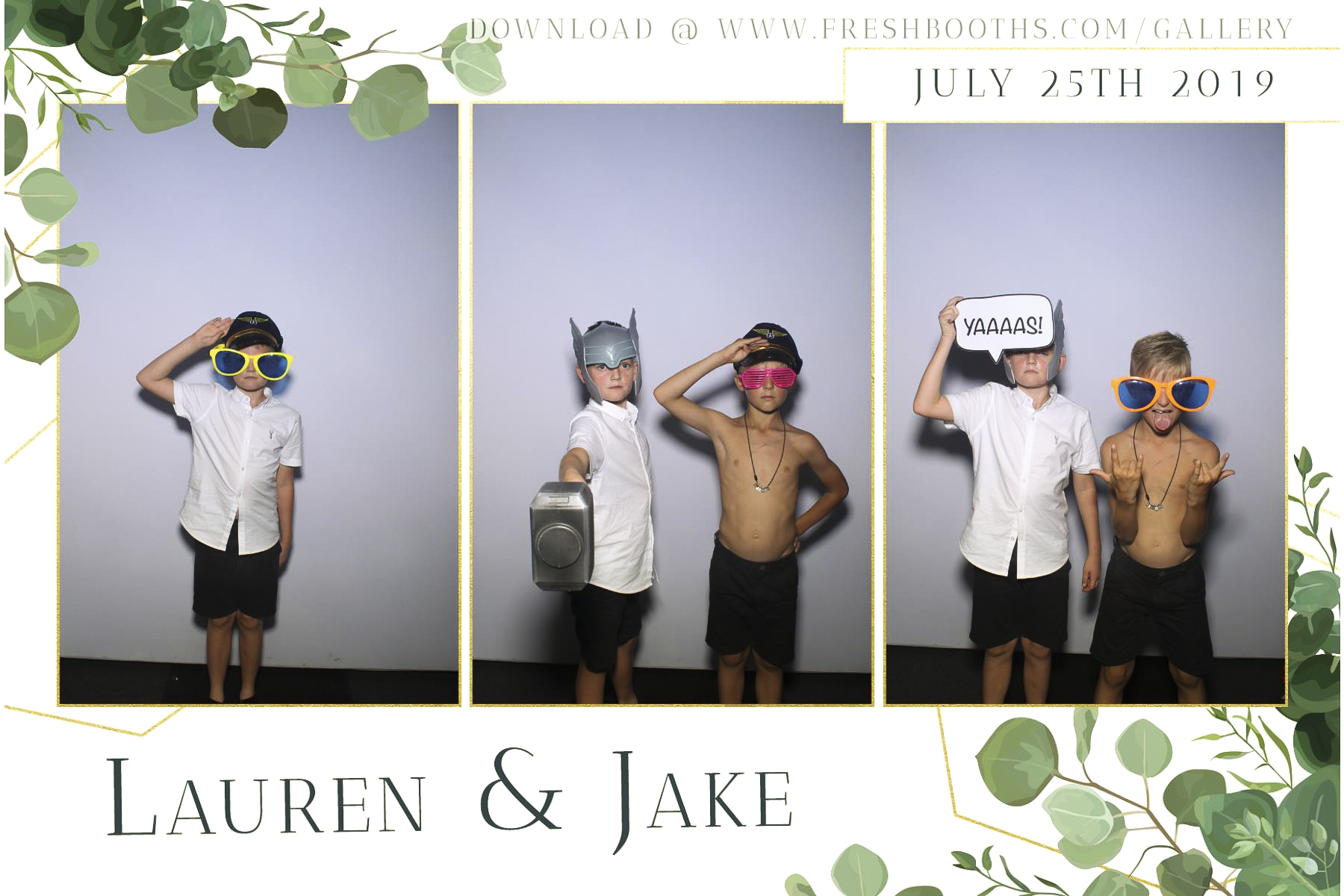Johnson Wedding - Selfie Mirror | View more photos from the event at gallery.freshbooths.com/u/FreshBooths/Johnson-Wedding-Selfie-Mirror