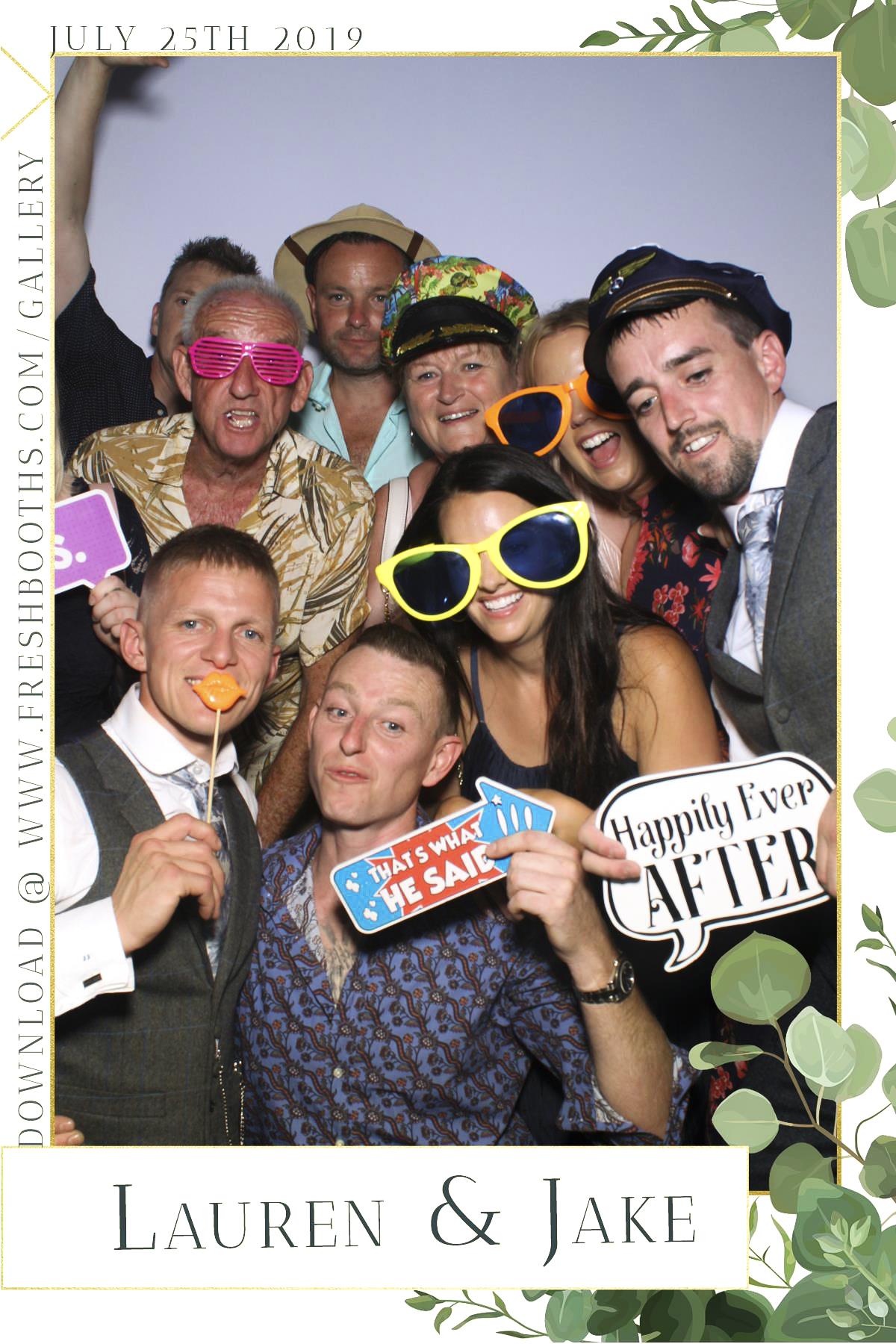 Johnson Wedding - Selfie Mirror | View more photos from the event at gallery.freshbooths.com/u/FreshBooths/Johnson-Wedding-Selfie-Mirror