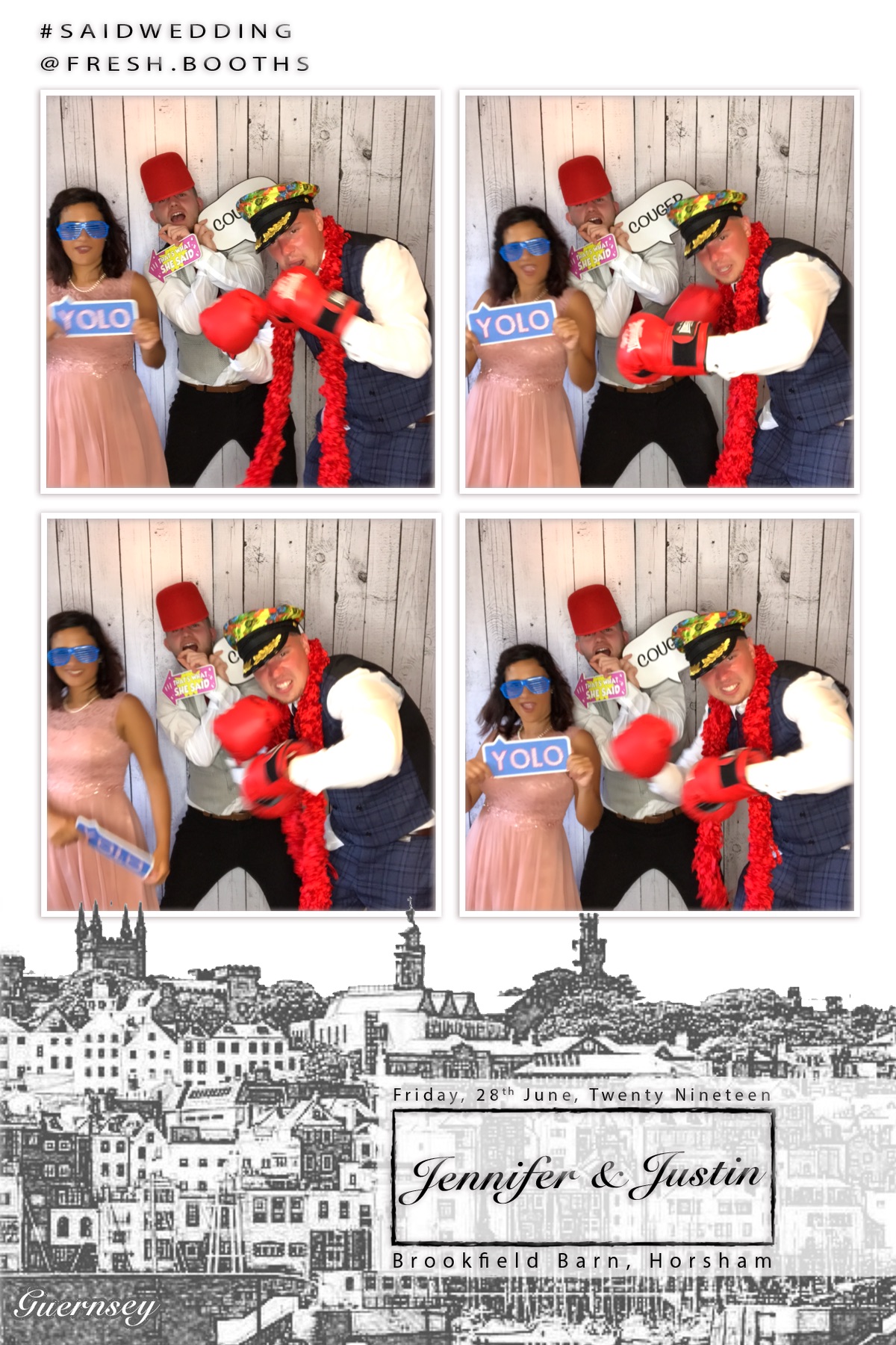 Justin and Jenny's Wedding - GIF Station | View more photos from the event at gallery.freshbooths.com/u/FreshBooths/Justin-and-Jennys-Wedding-GIF-Station