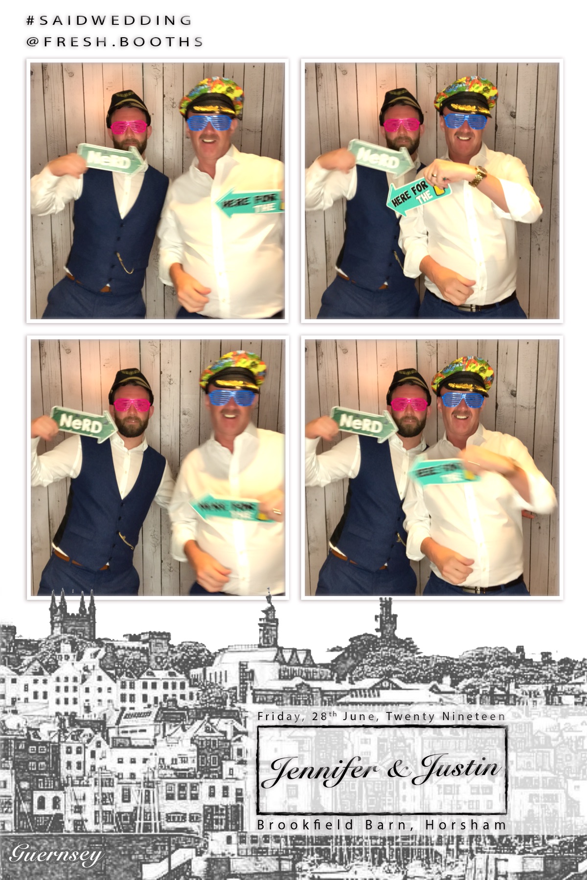 Justin and Jenny's Wedding - GIF Station | View more photos from the event at gallery.freshbooths.com/u/FreshBooths/Justin-and-Jennys-Wedding-GIF-Station