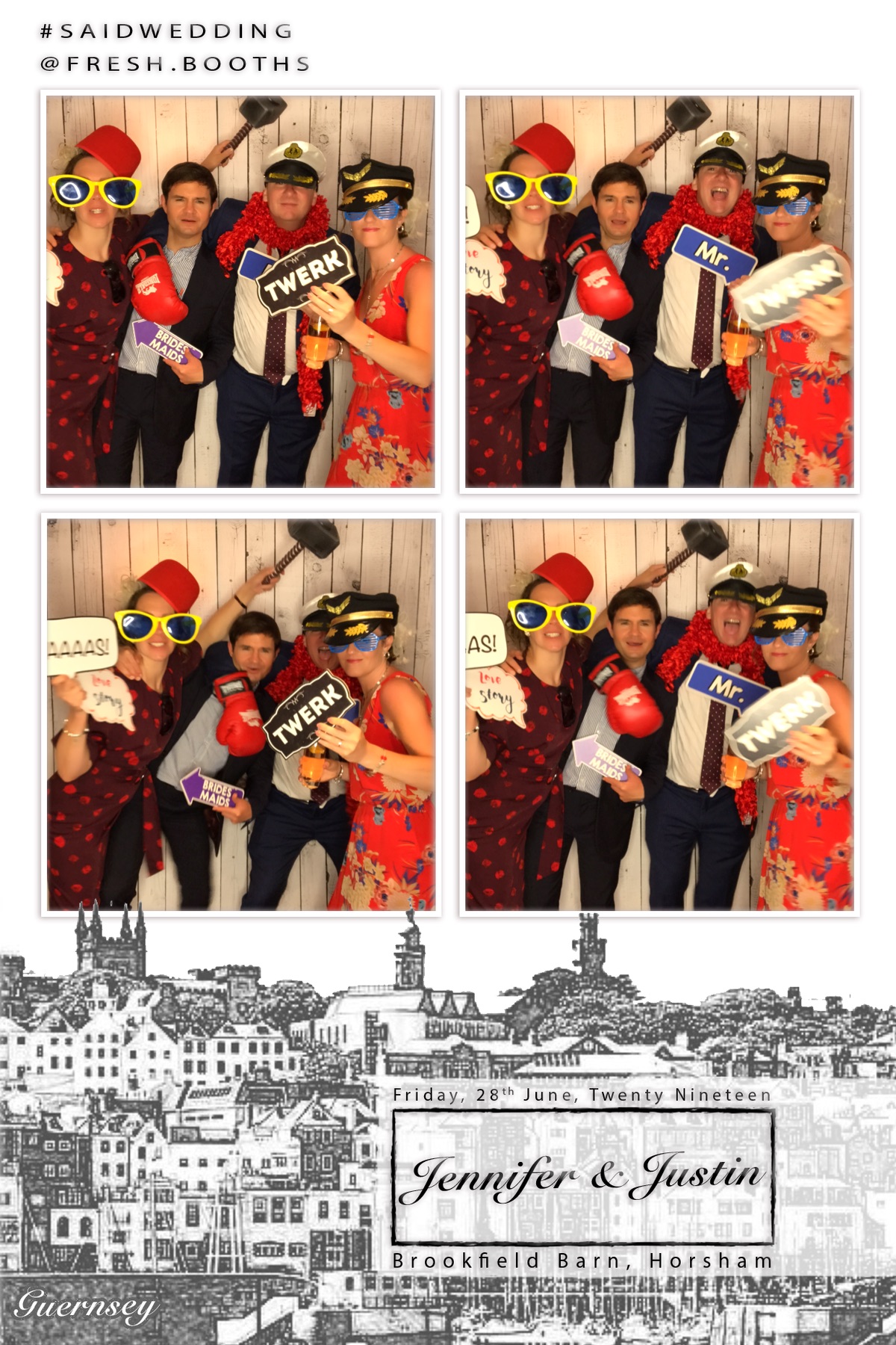 Justin and Jenny's Wedding - GIF Station | View more photos from the event at gallery.freshbooths.com/u/FreshBooths/Justin-and-Jennys-Wedding-GIF-Station