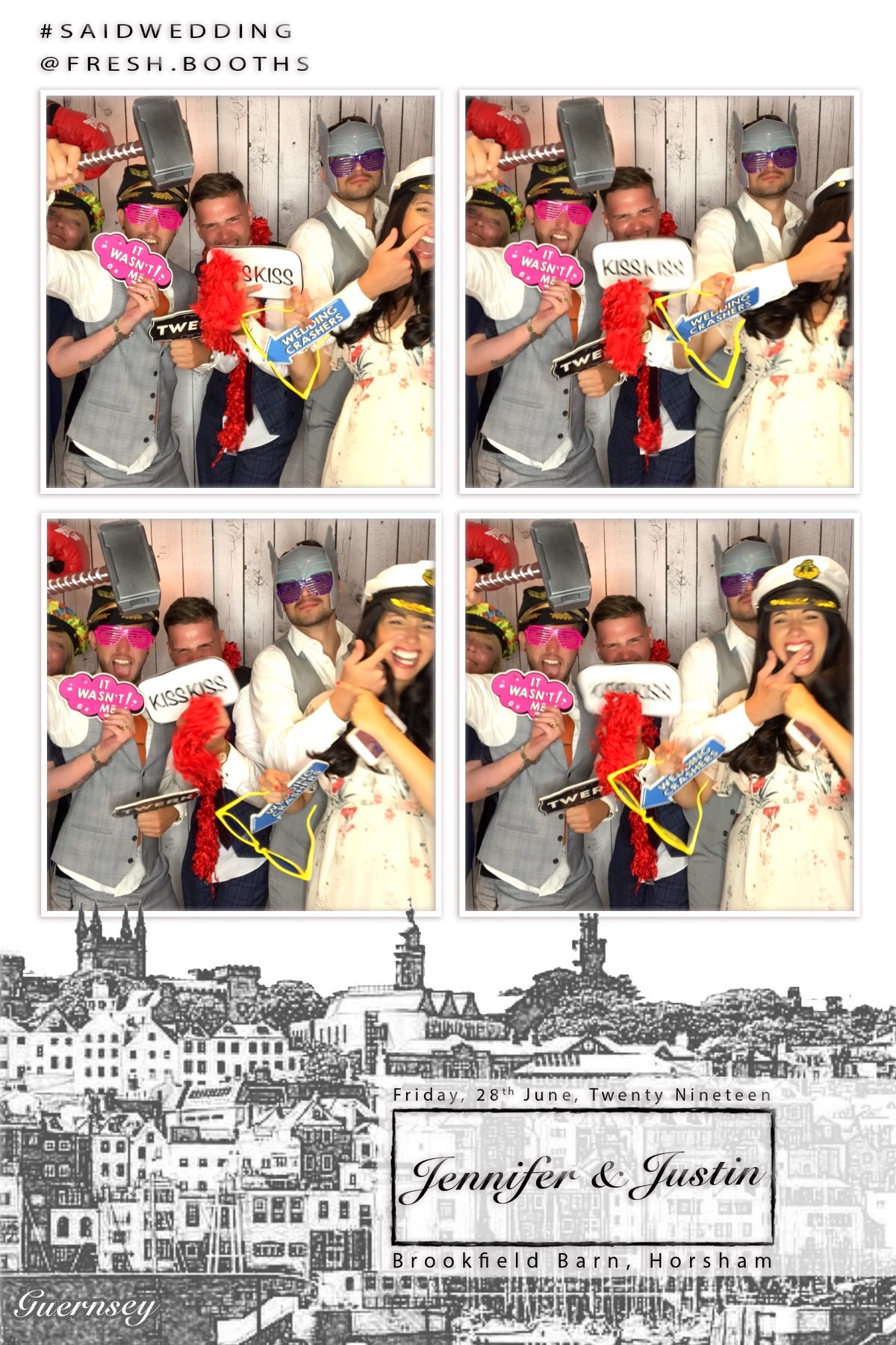 Justin and Jenny's Wedding - GIF Station | View more photos from the event at gallery.freshbooths.com/u/FreshBooths/Justin-and-Jennys-Wedding-GIF-Station