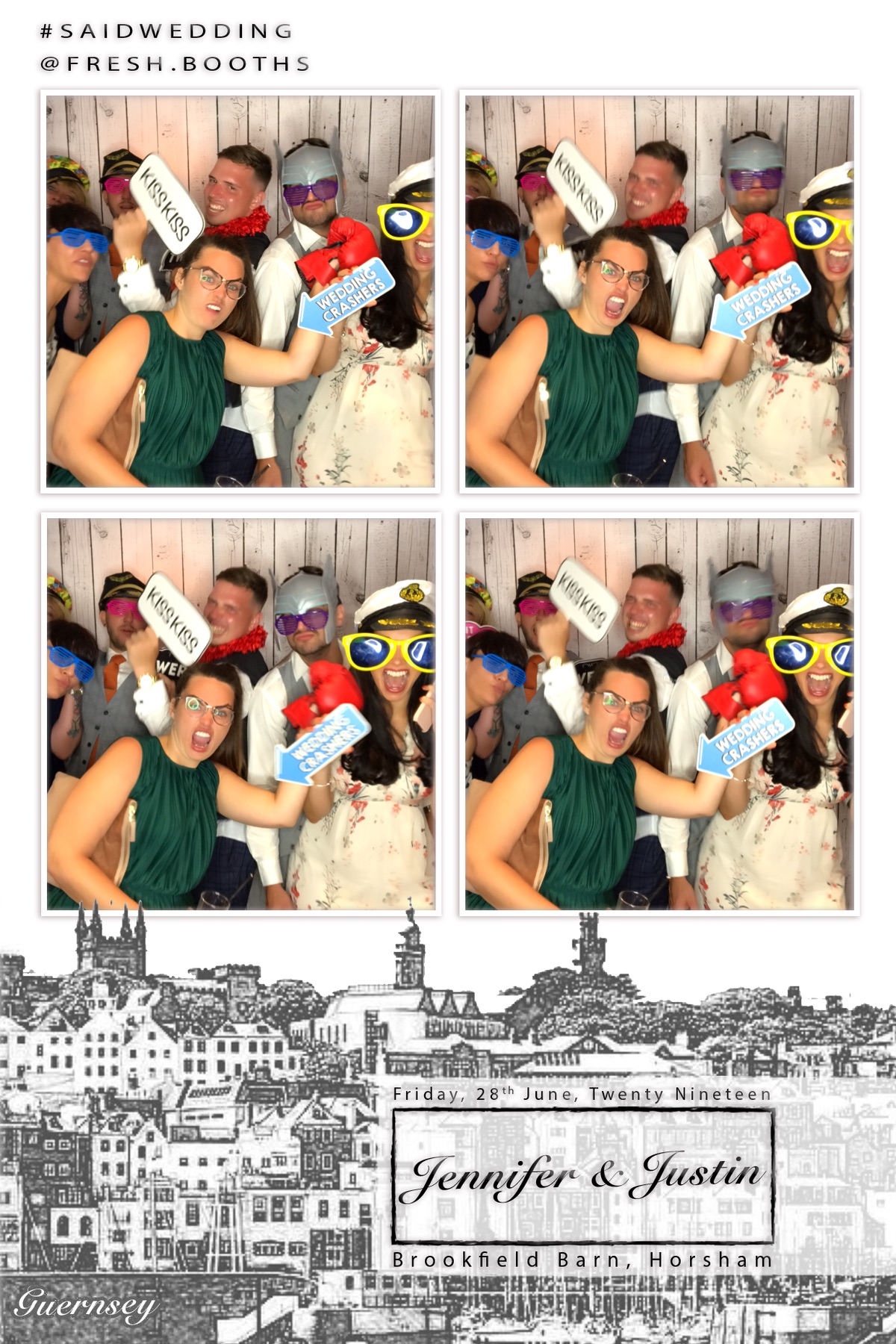 Justin and Jenny's Wedding - GIF Station | View more photos from the event at gallery.freshbooths.com/u/FreshBooths/Justin-and-Jennys-Wedding-GIF-Station