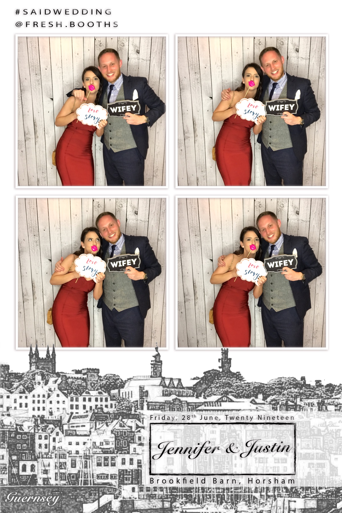 Justin and Jenny's Wedding - GIF Station | View more photos from the event at gallery.freshbooths.com/u/FreshBooths/Justin-and-Jennys-Wedding-GIF-Station