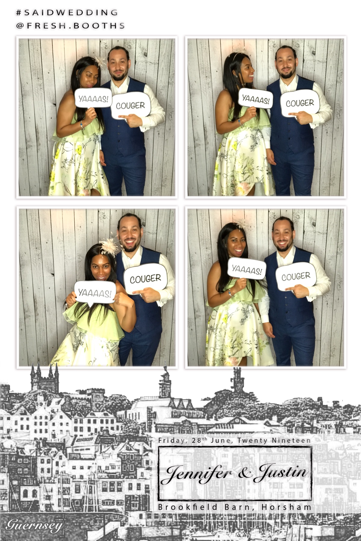 Justin and Jenny's Wedding - GIF Station | View more photos from the event at gallery.freshbooths.com/u/FreshBooths/Justin-and-Jennys-Wedding-GIF-Station