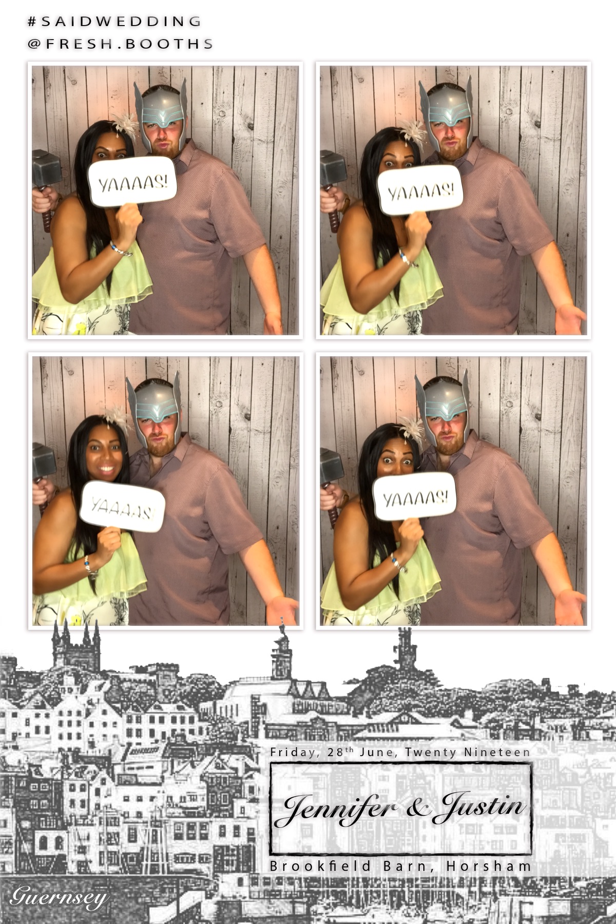 Justin and Jenny's Wedding - GIF Station | View more photos from the event at gallery.freshbooths.com/u/FreshBooths/Justin-and-Jennys-Wedding-GIF-Station
