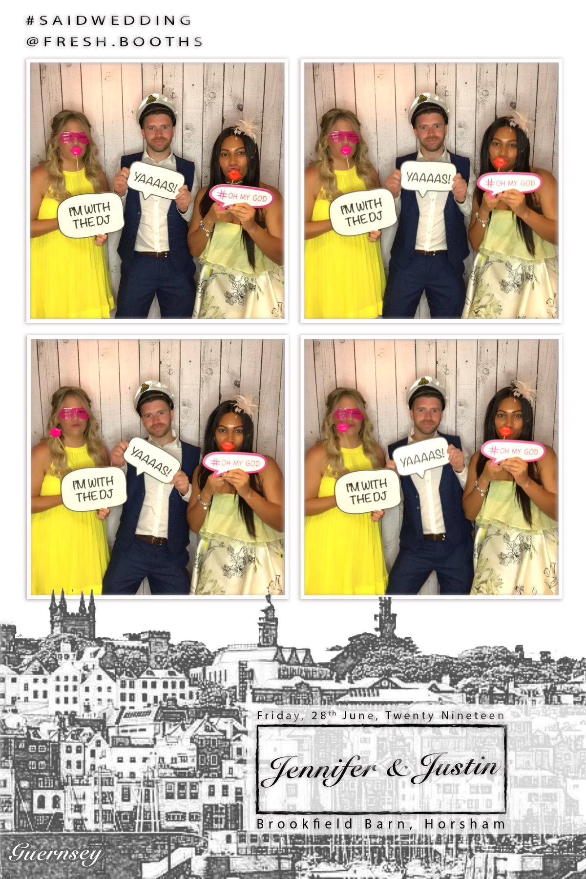 Justin and Jenny's Wedding - GIF Station | View more photos from the event at gallery.freshbooths.com/u/FreshBooths/Justin-and-Jennys-Wedding-GIF-Station
