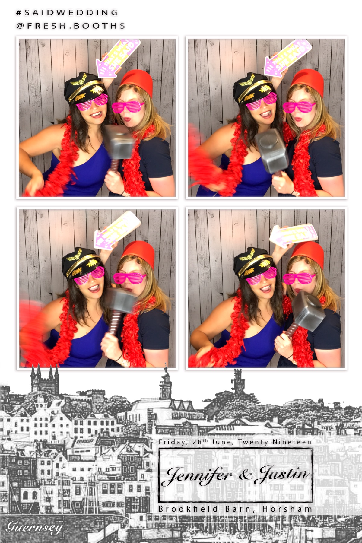 Justin and Jenny's Wedding - GIF Station | View more photos from the event at gallery.freshbooths.com/u/FreshBooths/Justin-and-Jennys-Wedding-GIF-Station