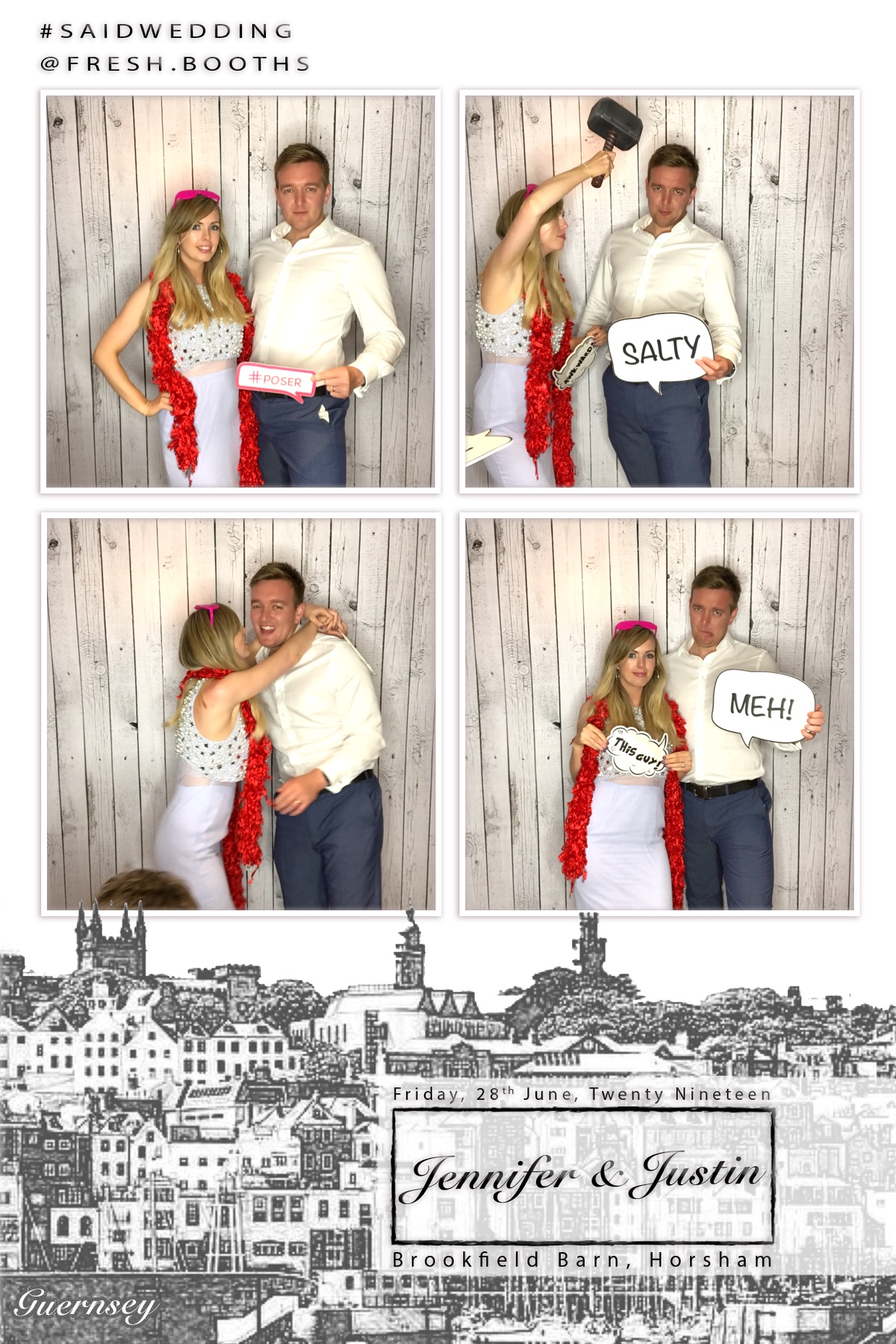 Justin and Jenny's Wedding - GIF Station | View more photos from the event at gallery.freshbooths.com/u/FreshBooths/Justin-and-Jennys-Wedding-GIF-Station