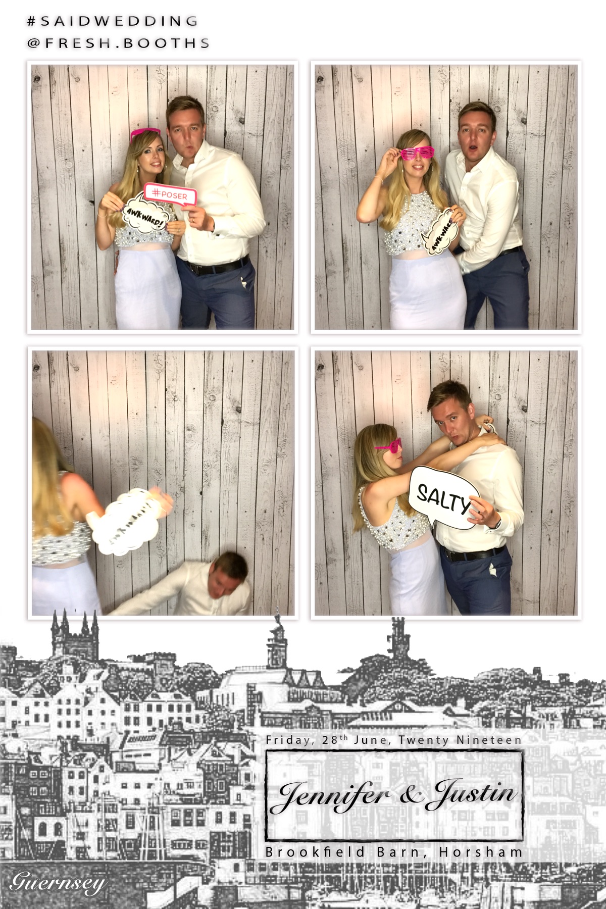 Justin and Jenny's Wedding - GIF Station | View more photos from the event at gallery.freshbooths.com/u/FreshBooths/Justin-and-Jennys-Wedding-GIF-Station