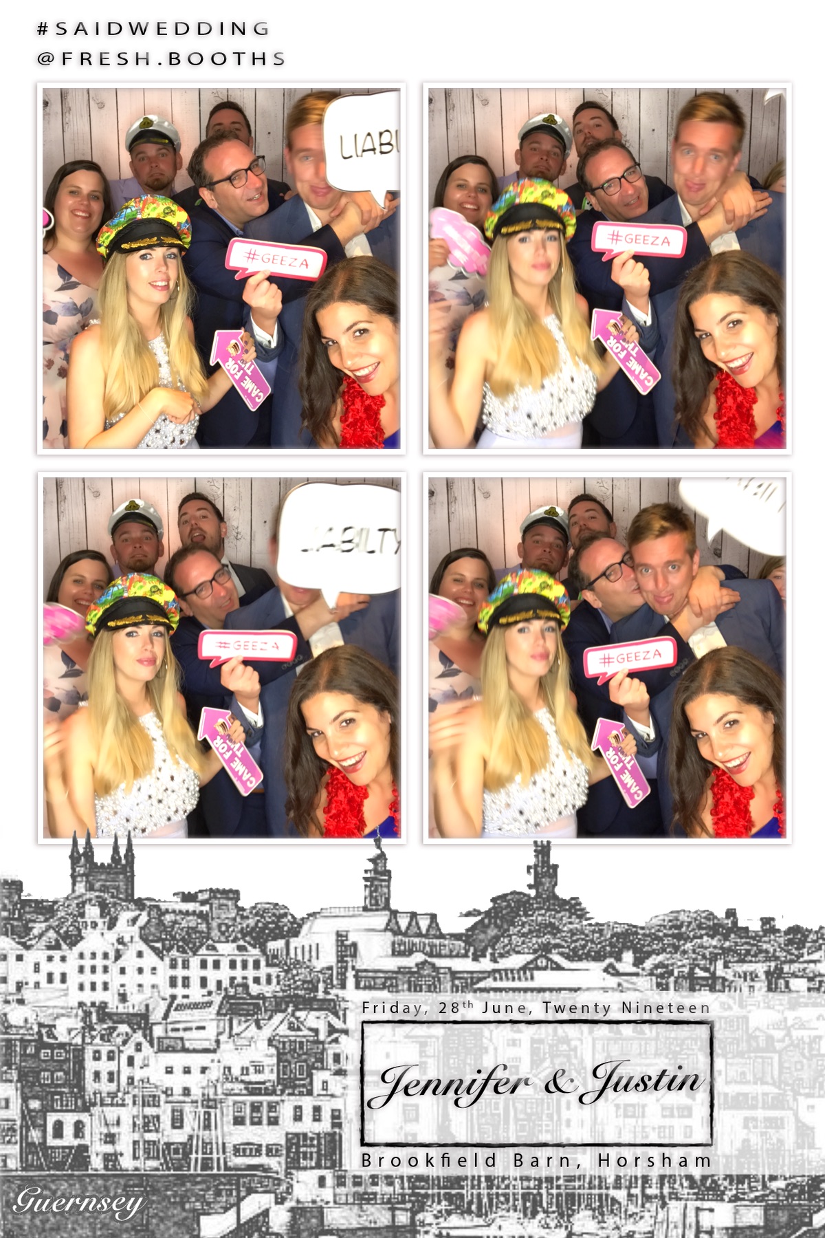 Justin and Jenny's Wedding - GIF Station | View more photos from the event at gallery.freshbooths.com/u/FreshBooths/Justin-and-Jennys-Wedding-GIF-Station