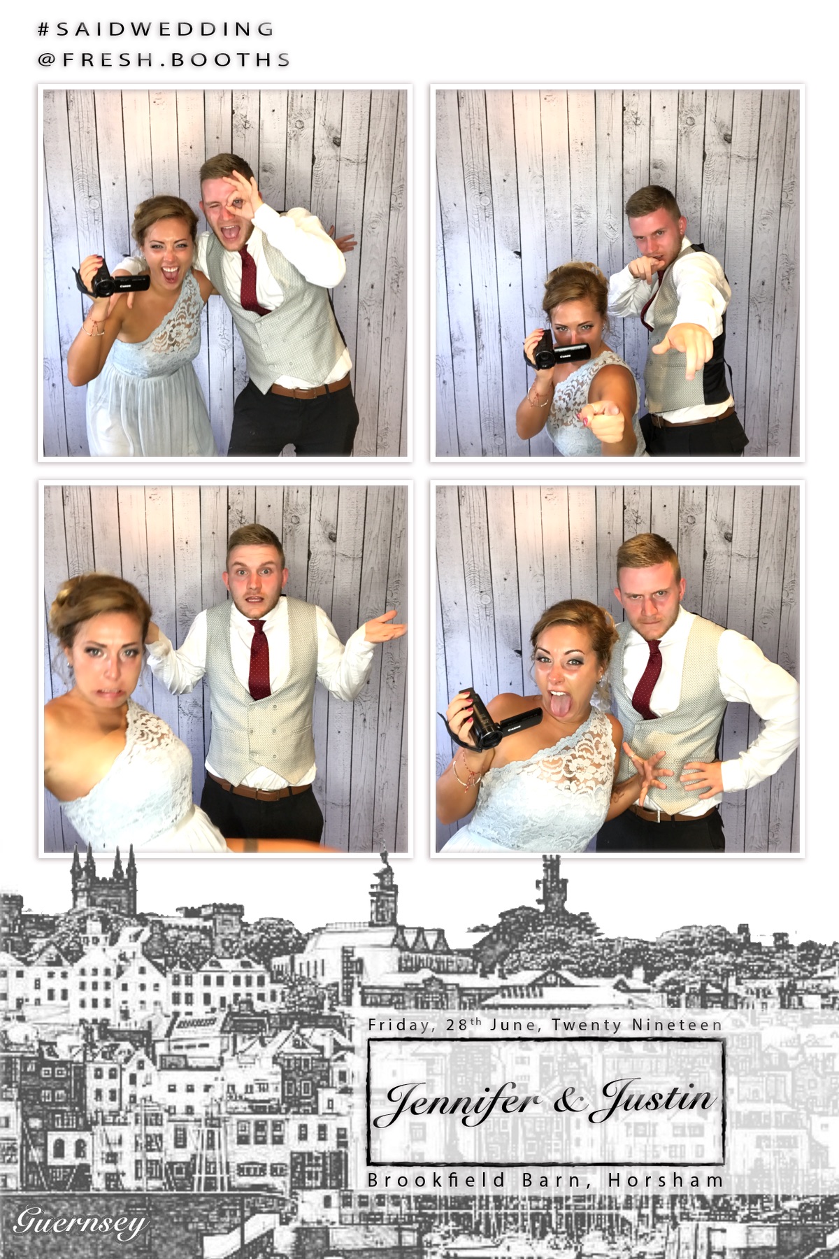Justin and Jenny's Wedding - GIF Station | View more photos from the event at gallery.freshbooths.com/u/FreshBooths/Justin-and-Jennys-Wedding-GIF-Station