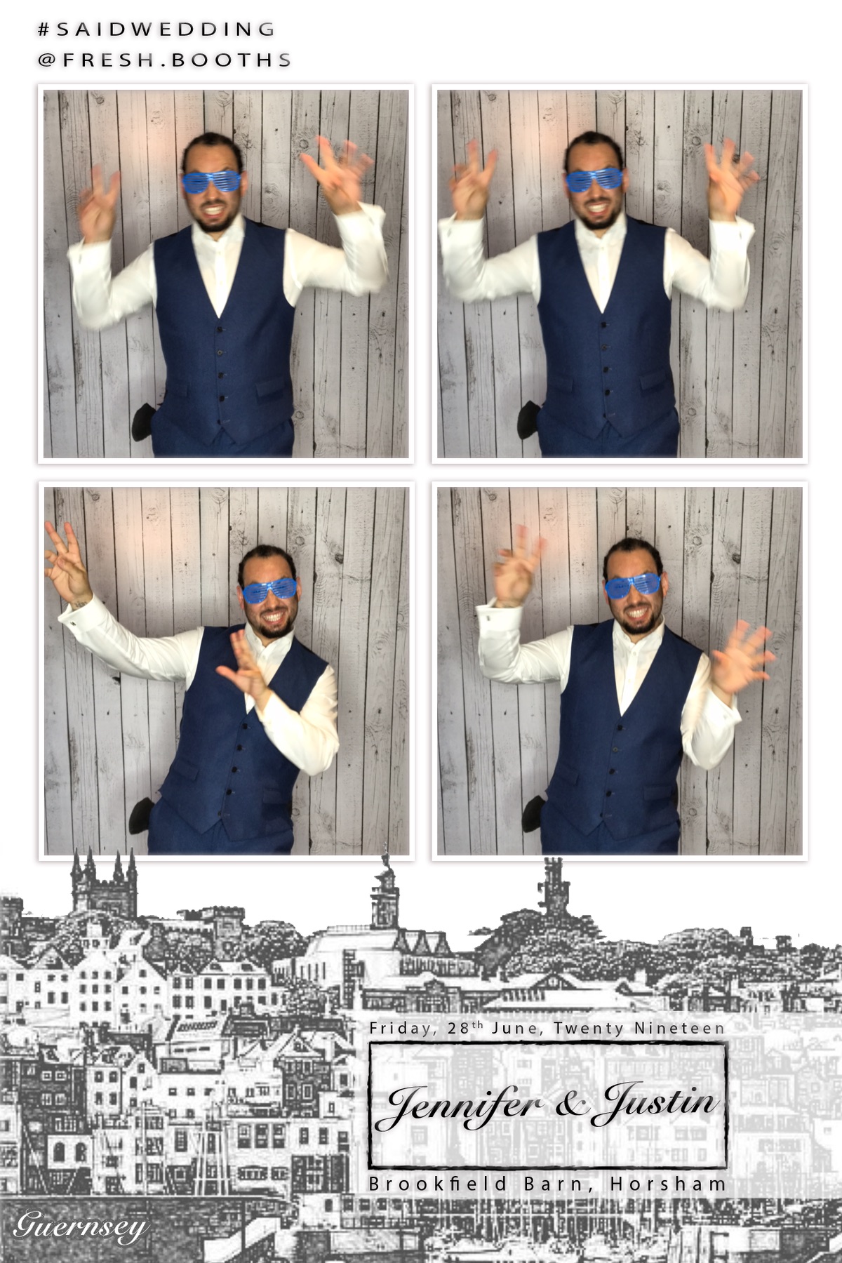 Justin and Jenny's Wedding - GIF Station | View more photos from the event at gallery.freshbooths.com/u/FreshBooths/Justin-and-Jennys-Wedding-GIF-Station