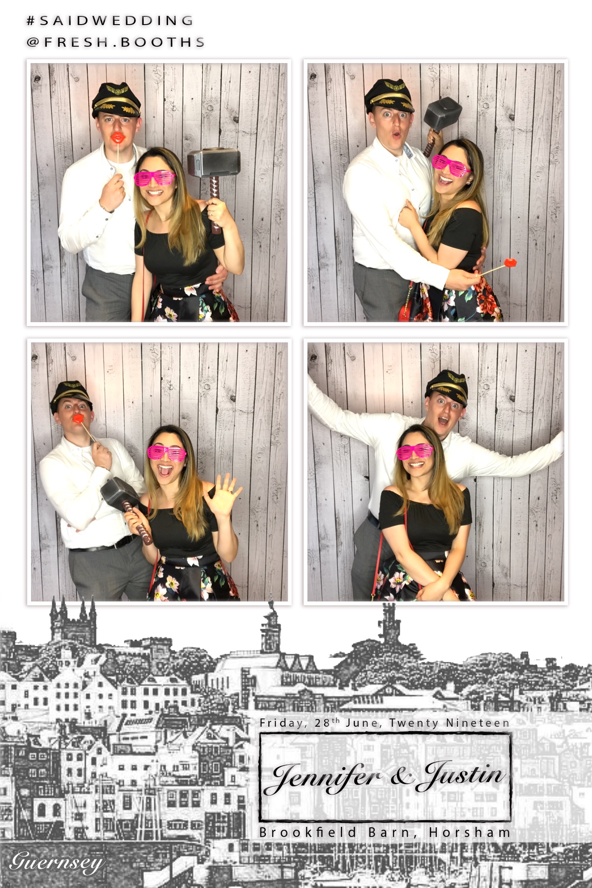 Justin and Jenny's Wedding - GIF Station | View more photos from the event at gallery.freshbooths.com/u/FreshBooths/Justin-and-Jennys-Wedding-GIF-Station