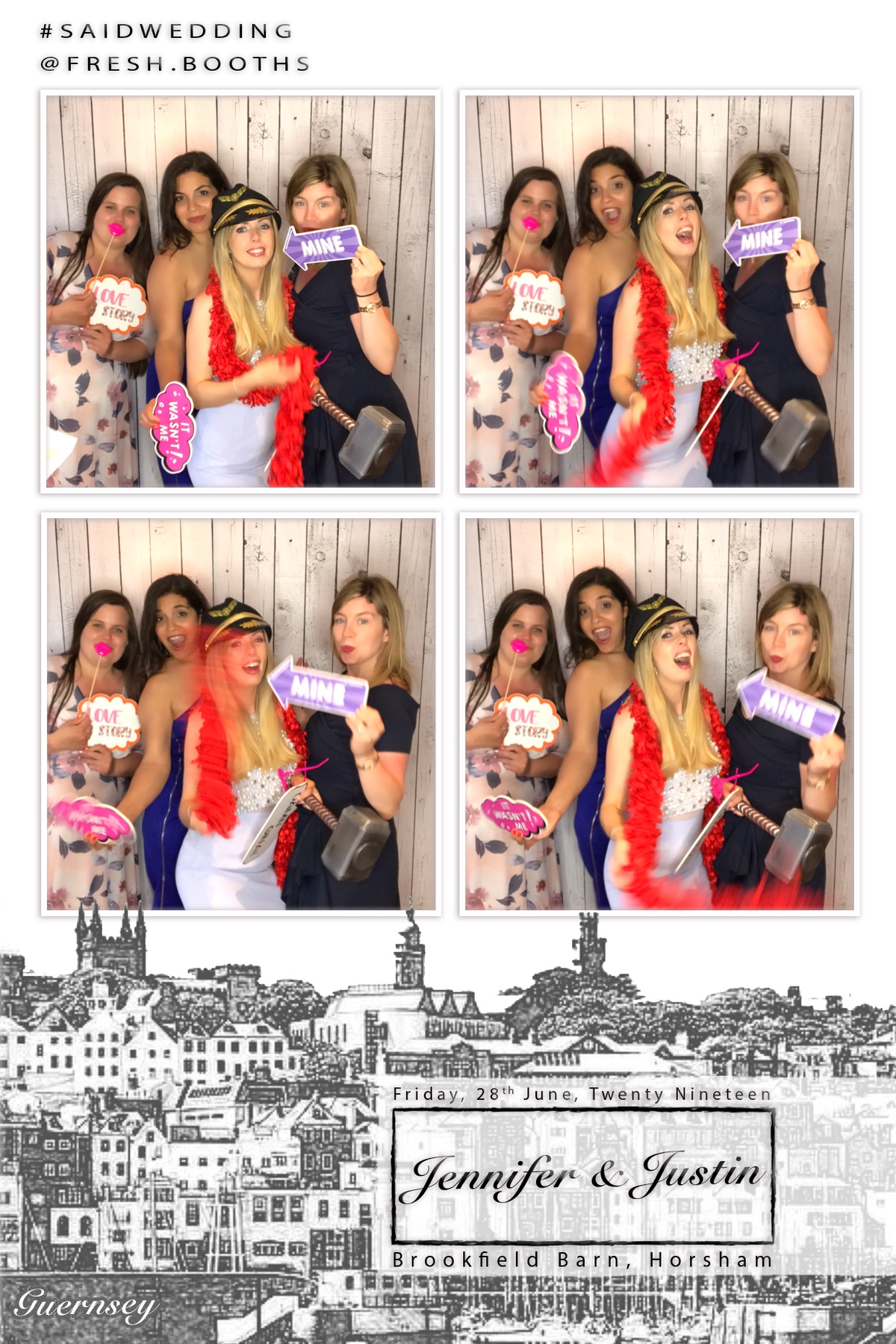 Justin and Jenny's Wedding - GIF Station | View more photos from the event at gallery.freshbooths.com/u/FreshBooths/Justin-and-Jennys-Wedding-GIF-Station