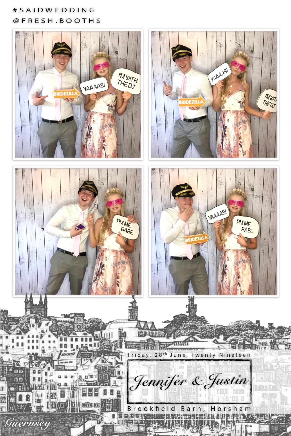 Justin and Jenny's Wedding - GIF Station | View more photos from the event at gallery.freshbooths.com/u/FreshBooths/Justin-and-Jennys-Wedding-GIF-Station