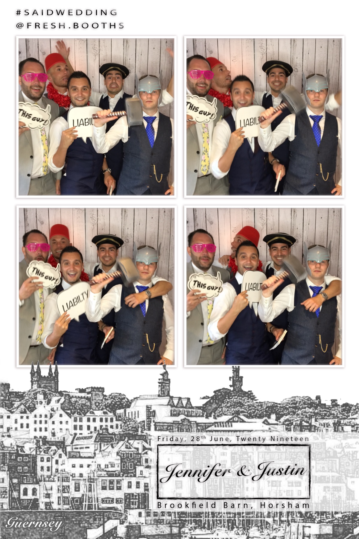 Justin and Jenny's Wedding - GIF Station | View more photos from the event at gallery.freshbooths.com/u/FreshBooths/Justin-and-Jennys-Wedding-GIF-Station