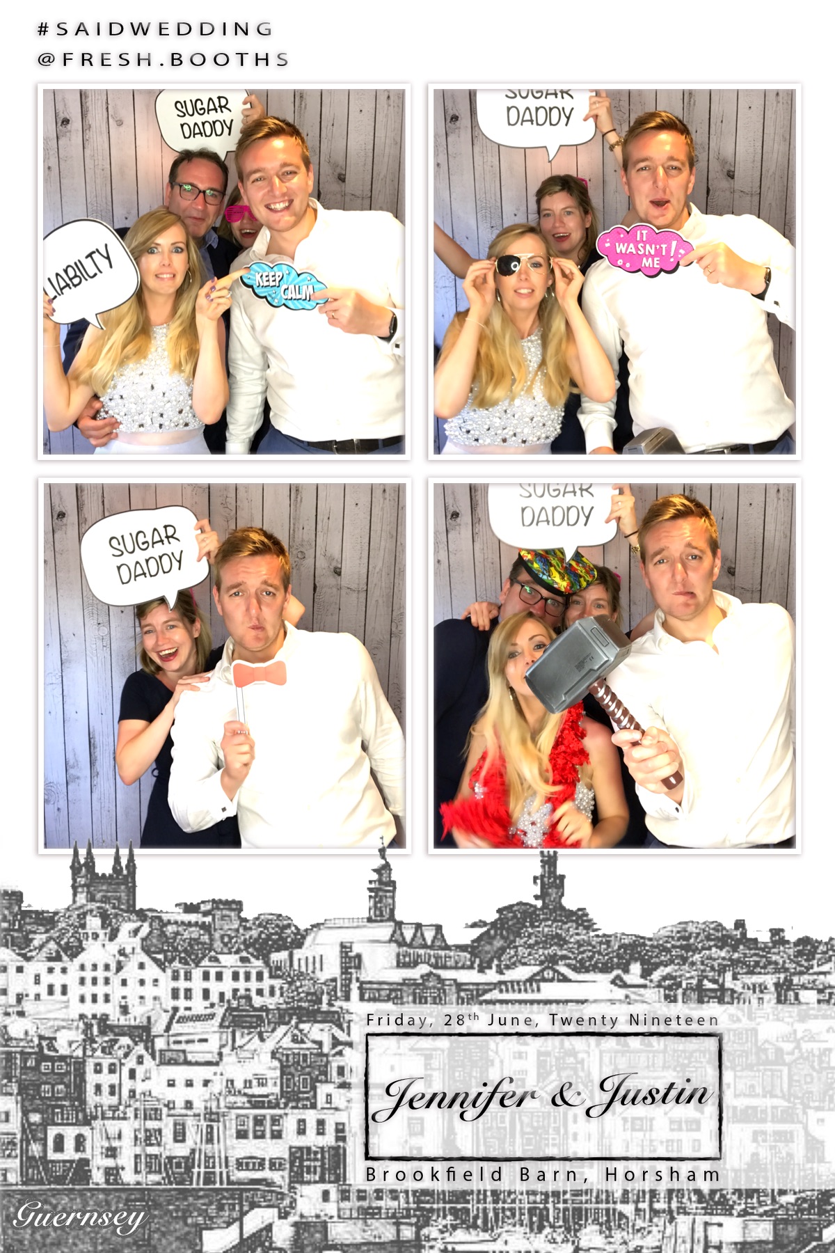 Justin and Jenny's Wedding - GIF Station | View more photos from the event at gallery.freshbooths.com/u/FreshBooths/Justin-and-Jennys-Wedding-GIF-Station