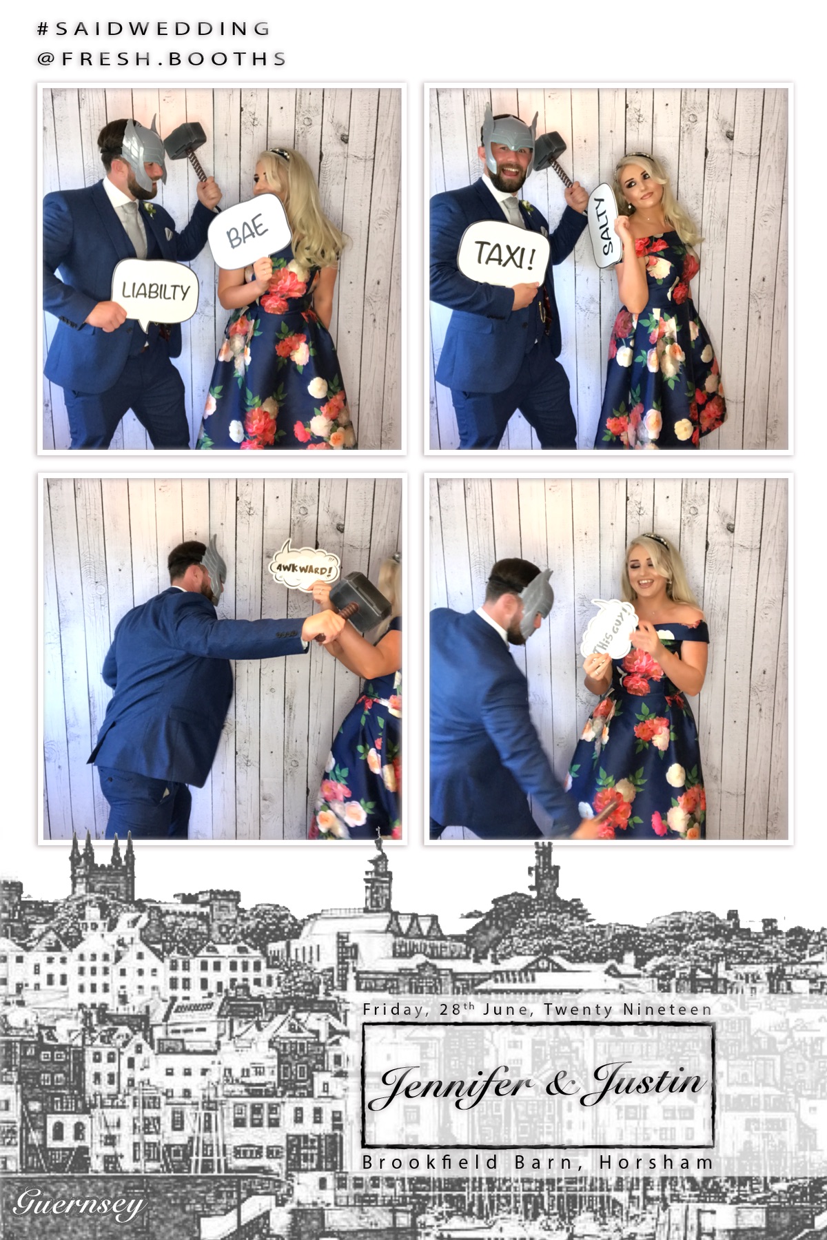 Justin and Jenny's Wedding - GIF Station | View more photos from the event at gallery.freshbooths.com/u/FreshBooths/Justin-and-Jennys-Wedding-GIF-Station