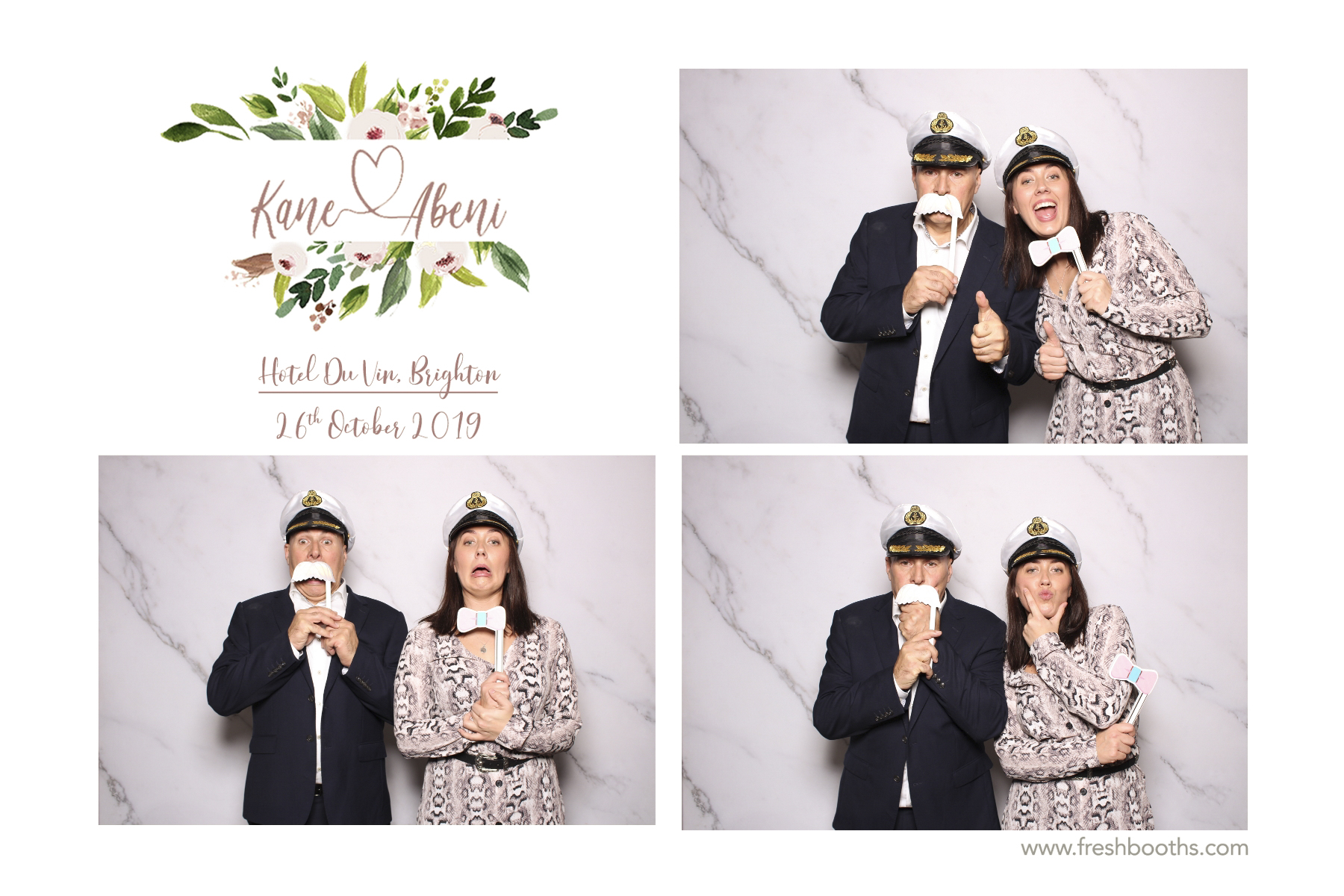 Kane & Abeni Wedding - Classic Open Booth | View more photos from the event at gallery.freshbooths.com/u/FreshBooths/Kane-Abeni-Wedding-Classic-Open-Booth