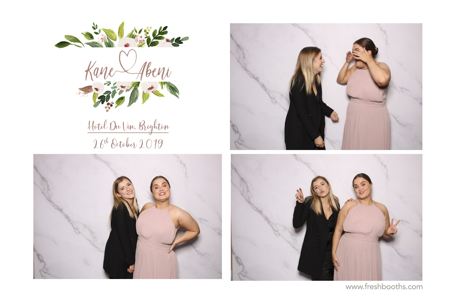 Kane & Abeni Wedding - Classic Open Booth | View more photos from the event at gallery.freshbooths.com/u/FreshBooths/Kane-Abeni-Wedding-Classic-Open-Booth