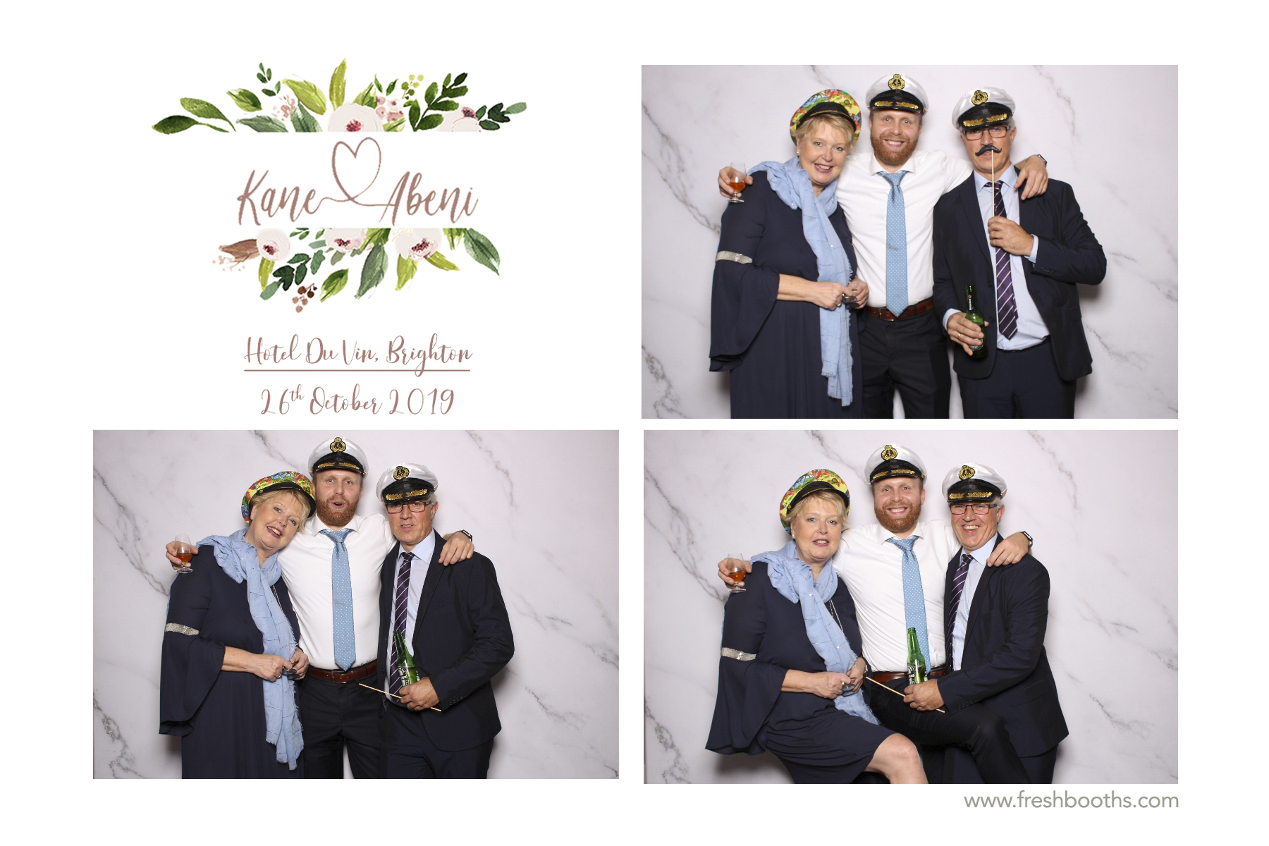 Kane & Abeni Wedding - Classic Open Booth | View more photos from the event at gallery.freshbooths.com/u/FreshBooths/Kane-Abeni-Wedding-Classic-Open-Booth