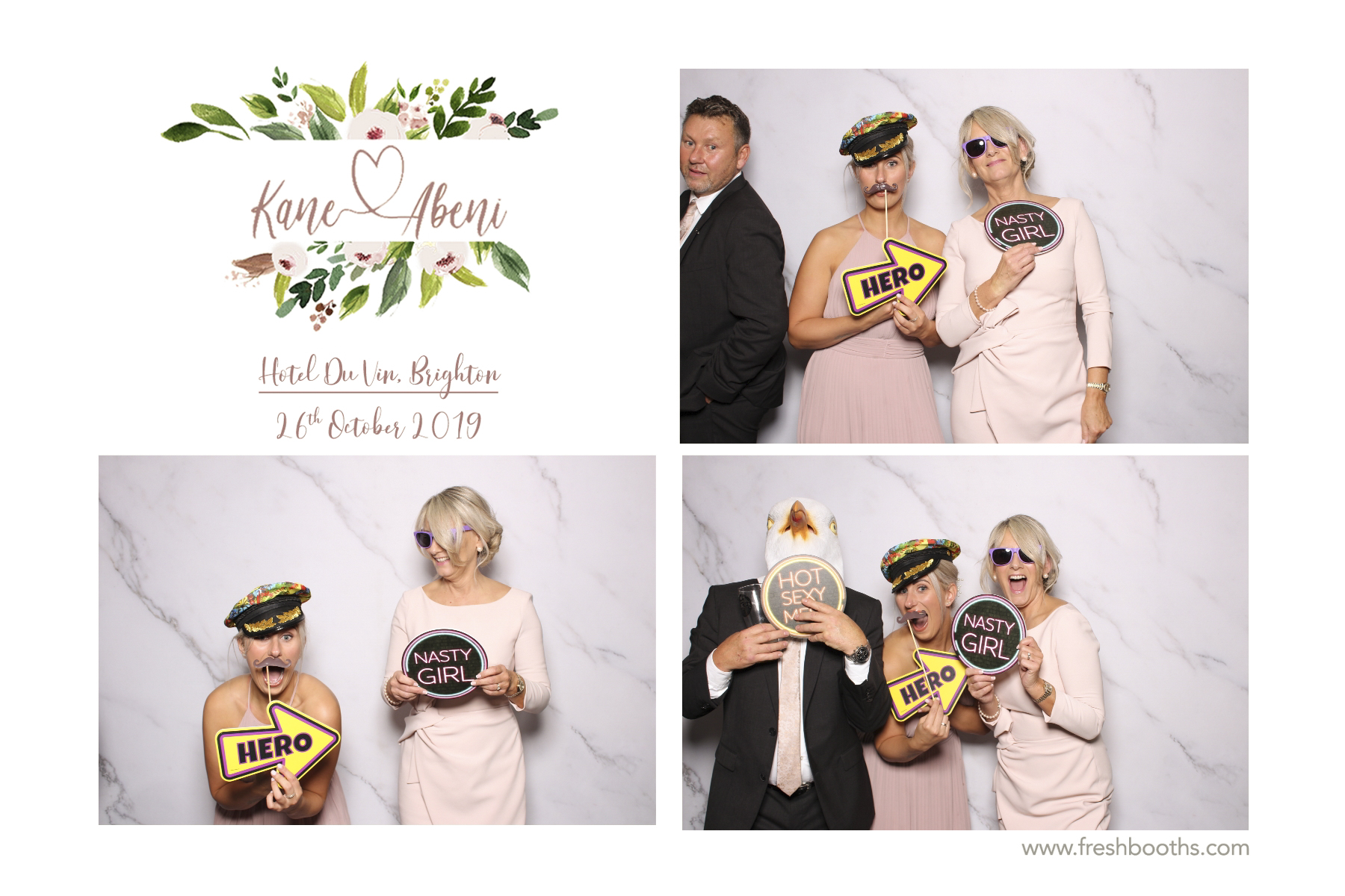 Kane & Abeni Wedding - Classic Open Booth | View more photos from the event at gallery.freshbooths.com/u/FreshBooths/Kane-Abeni-Wedding-Classic-Open-Booth