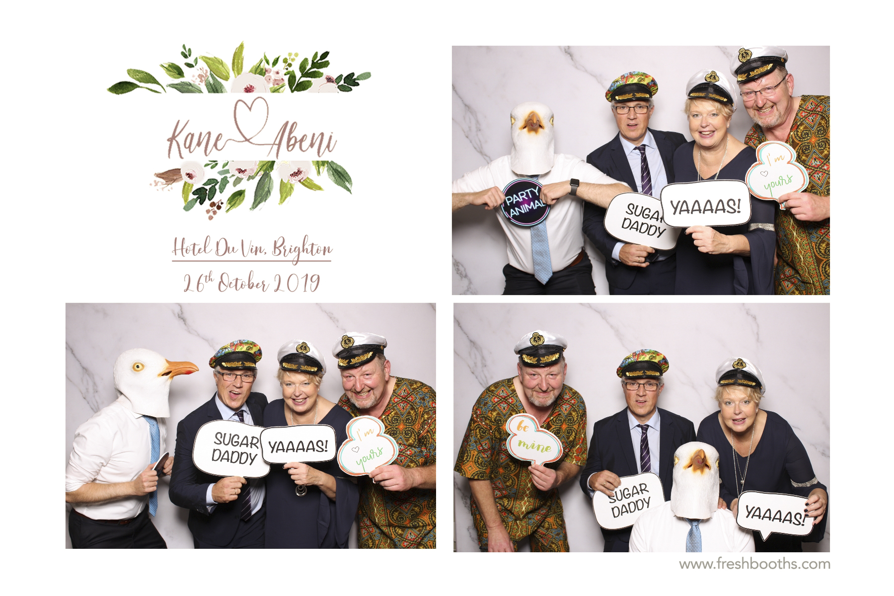 Kane & Abeni Wedding - Classic Open Booth | View more photos from the event at gallery.freshbooths.com/u/FreshBooths/Kane-Abeni-Wedding-Classic-Open-Booth