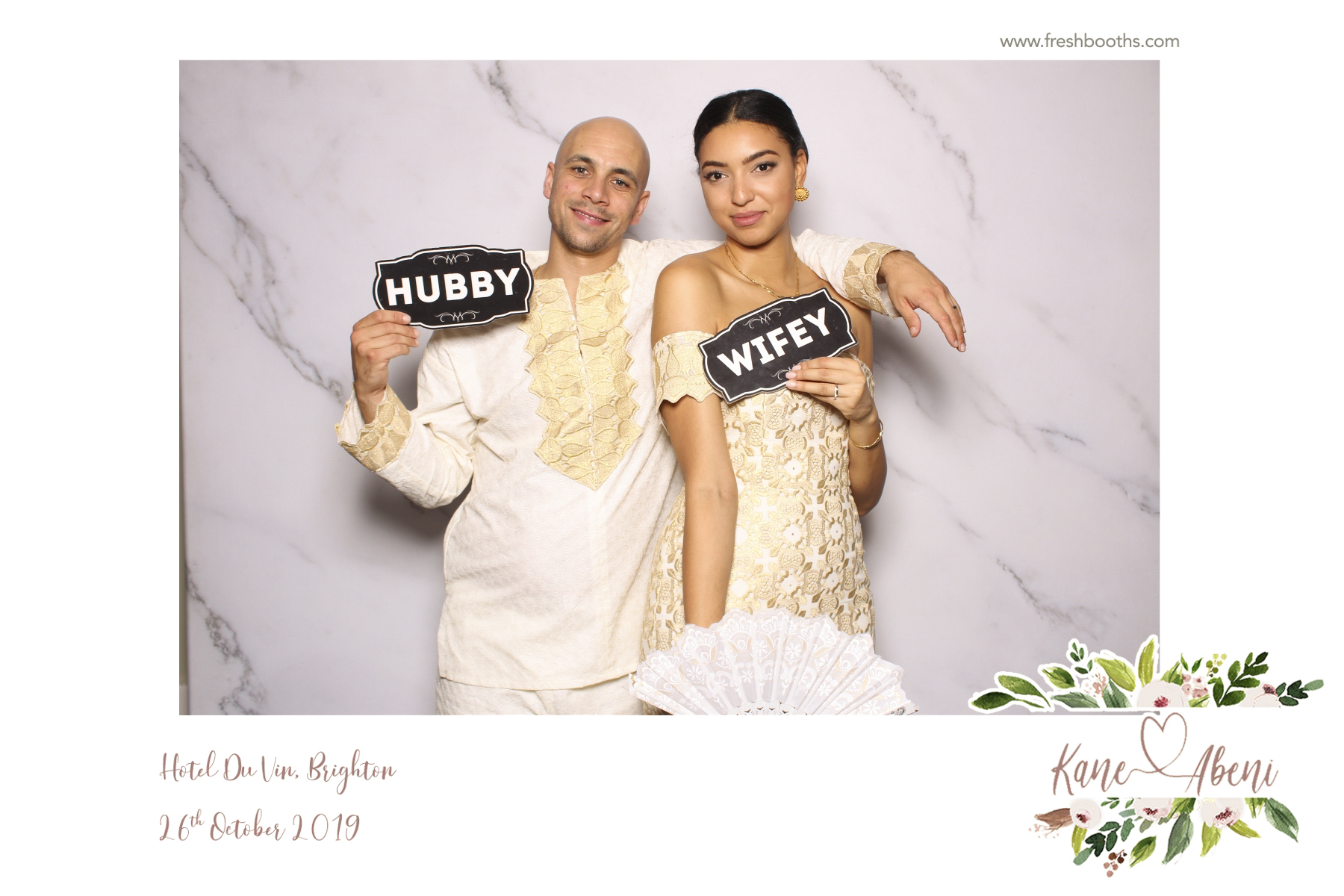 Kane & Abeni Wedding - Classic Open Booth | View more photos from the event at gallery.freshbooths.com/u/FreshBooths/Kane-Abeni-Wedding-Classic-Open-Booth