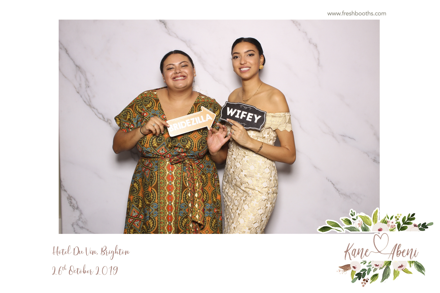 Kane & Abeni Wedding - Classic Open Booth | View more photos from the event at gallery.freshbooths.com/u/FreshBooths/Kane-Abeni-Wedding-Classic-Open-Booth