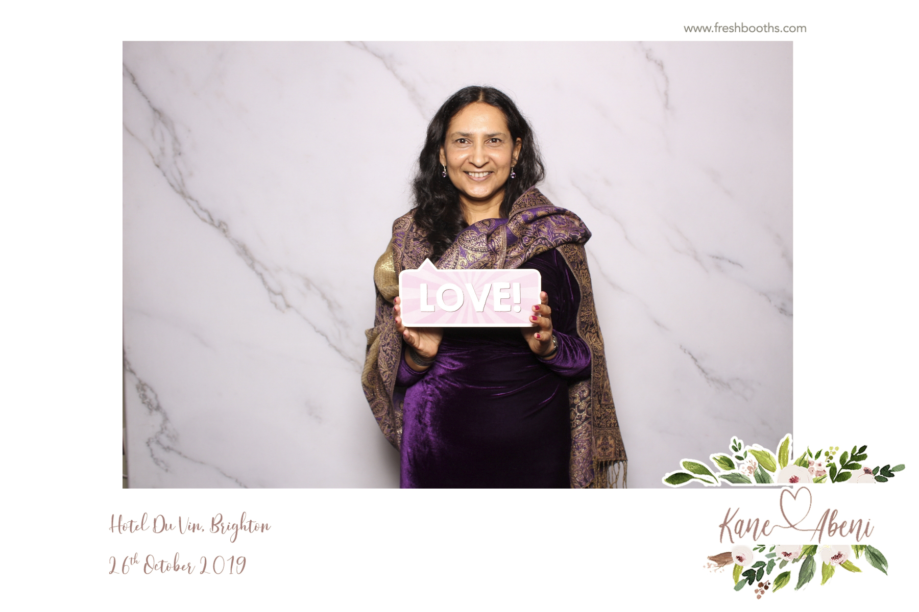 Kane & Abeni Wedding - Classic Open Booth | View more photos from the event at gallery.freshbooths.com/u/FreshBooths/Kane-Abeni-Wedding-Classic-Open-Booth