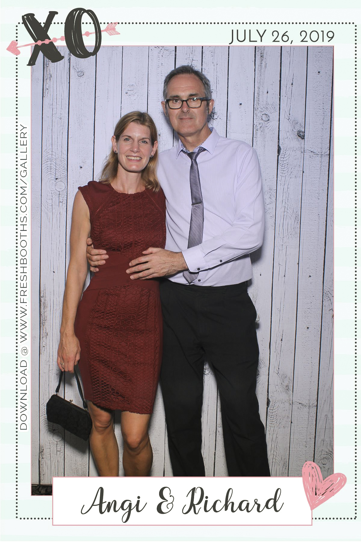 Richard & Angi’s Wedding - Selfie Mirror | View more photos from the event at gallery.freshbooths.com/u/FreshBooths/Richard-Angi’s-Wedding-Selfie-Mirror
